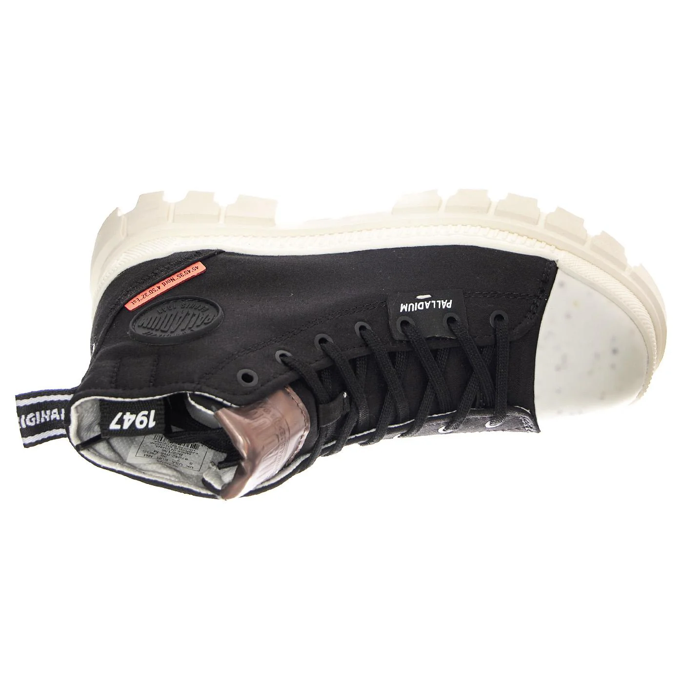 W' Revolt Hi Black / Marshmallow Shoes - Image 6