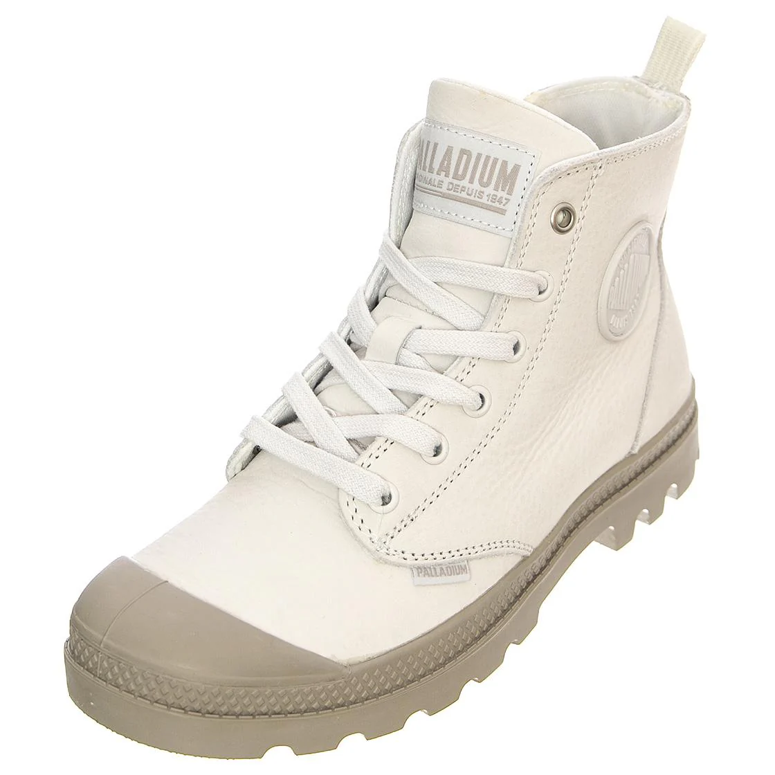 Pampa Hi Zip - Women's Ankle Profile Lace-up Shoes White Women PALLADIUM