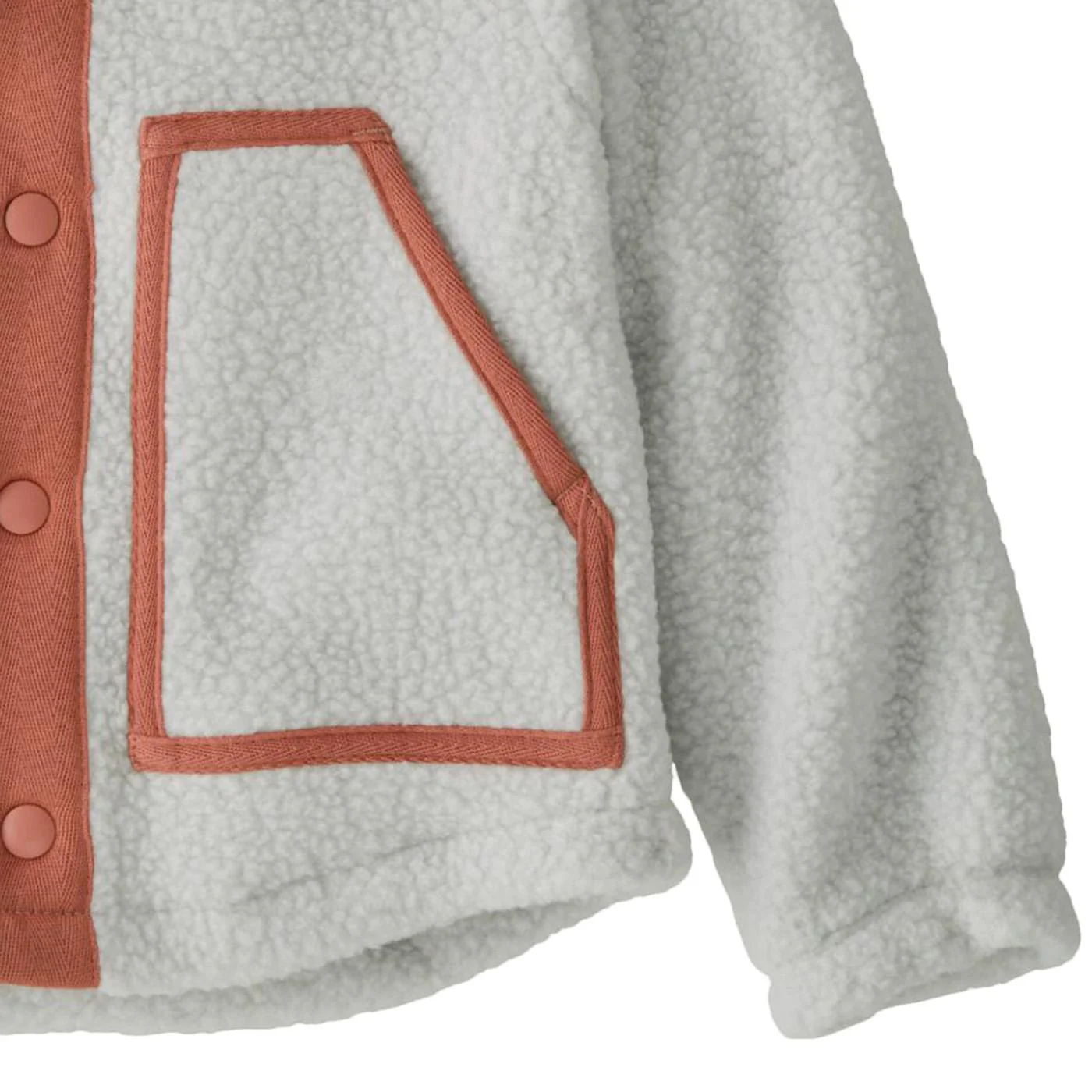 Baby Retro Pile Jkt CRGY - Children's Jacket Grey PATAGONIA - Image 2