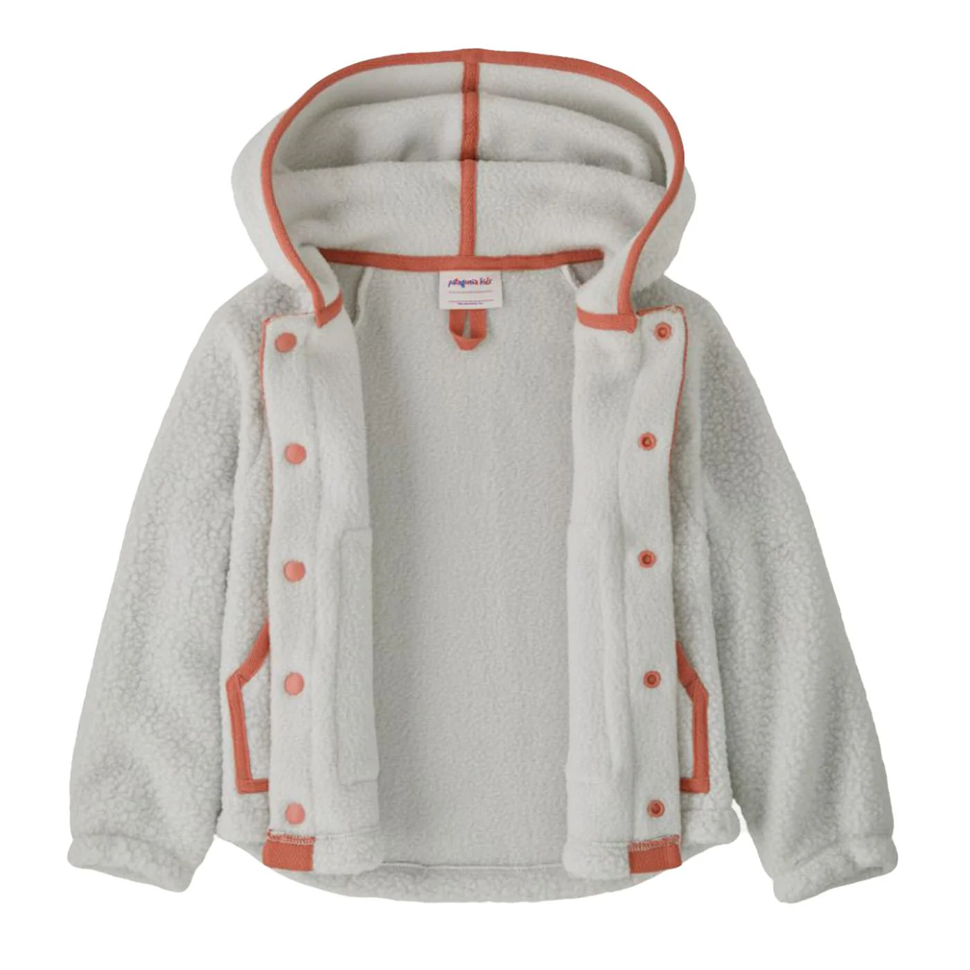 Baby Retro Pile Jkt CRGY - Children's Jacket Grey PATAGONIA - Image 3