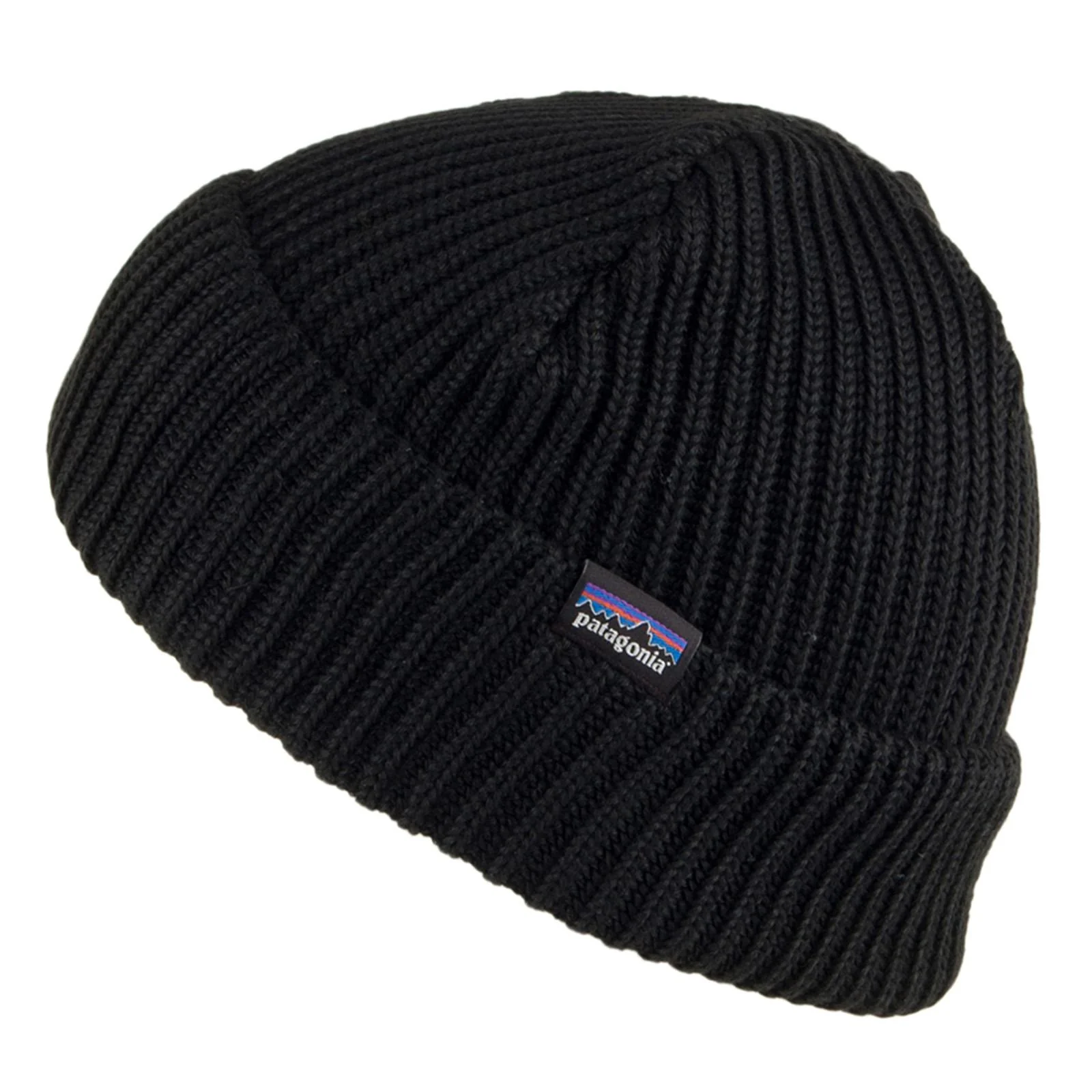 Fishermans Rolled Beanie Black
