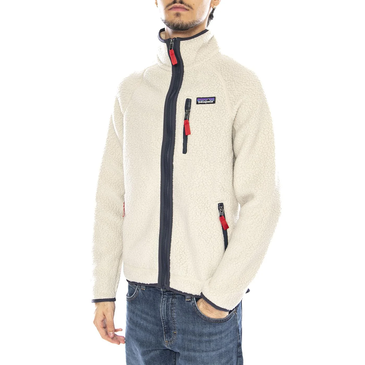 PATAGONIA M's Retro Pile Jkt PNSM - Men's White Fleece Jacket