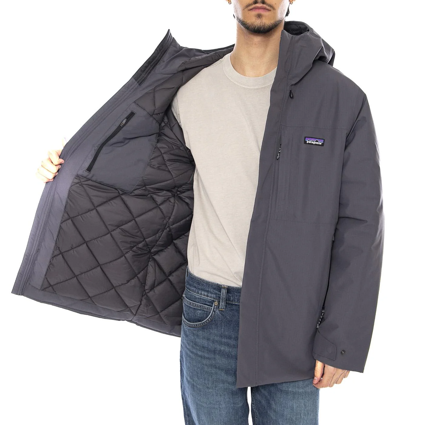 PATAGONIA M's Windshadow Parka FGE - Men's Parka Grey - Image 4