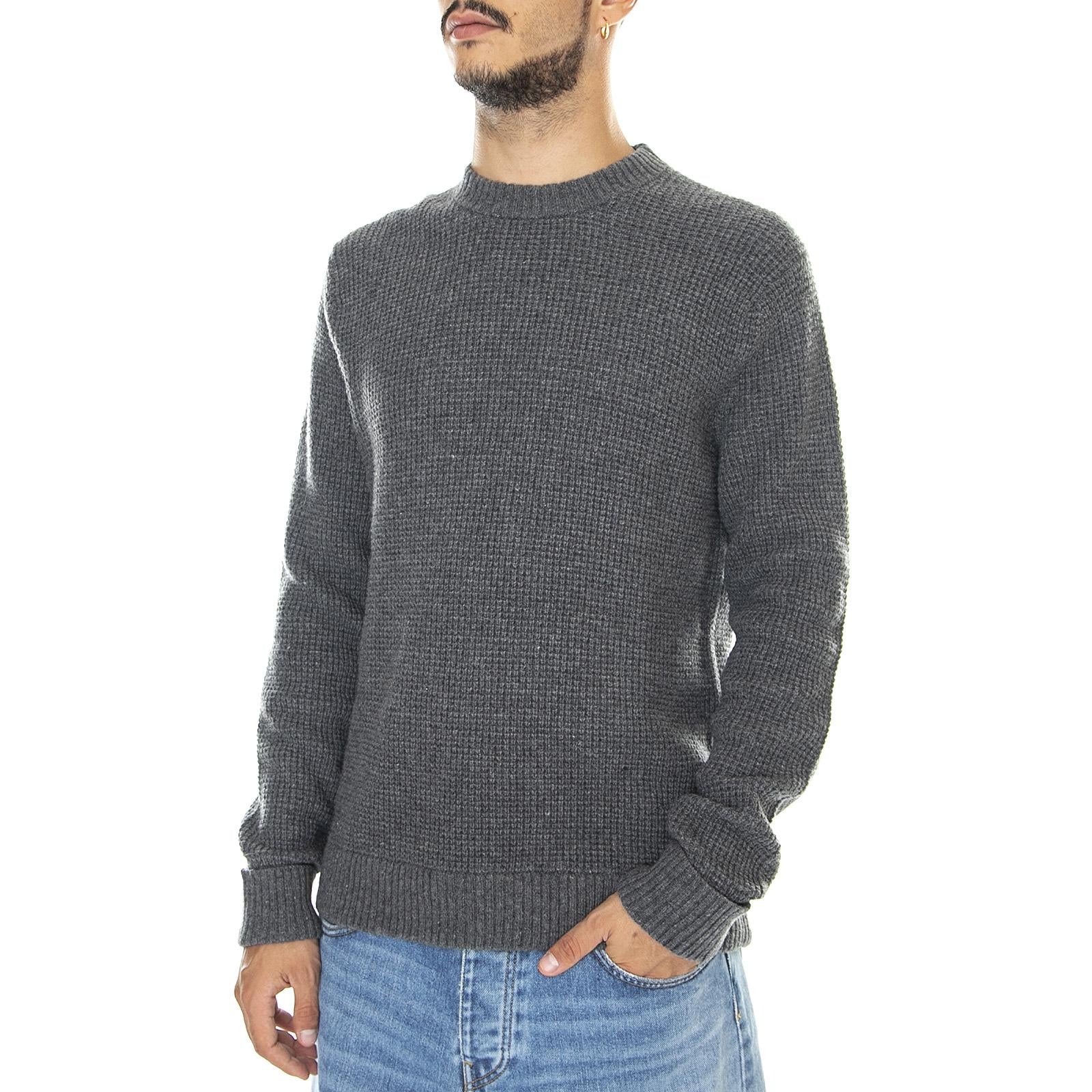 Mens Recycled Grey Crew Sweater