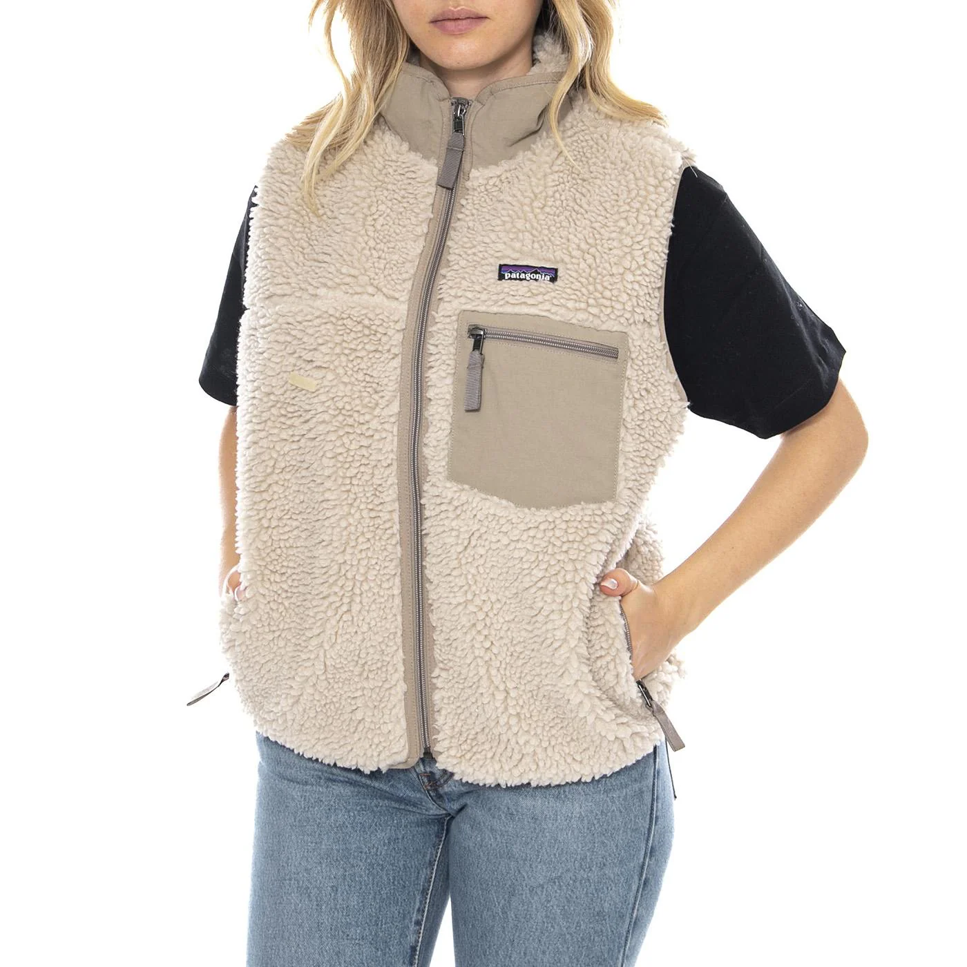 W's Classic Retro-X Vest Natural -- Beige Women's Vest PATAGONIA