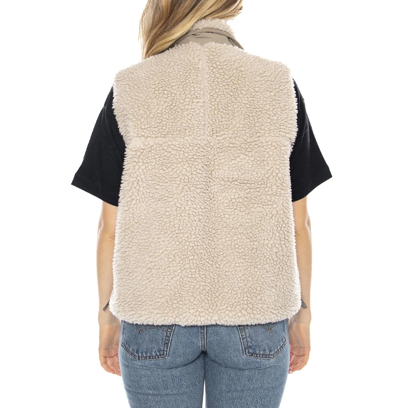 W's Classic Retro-X Vest Natural -- Beige Women's Vest PATAGONIA - Image 3