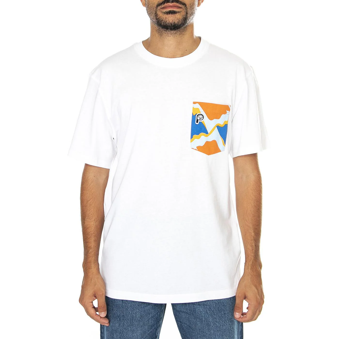Penfield Printed Chest Pocket Bright White - Image 2