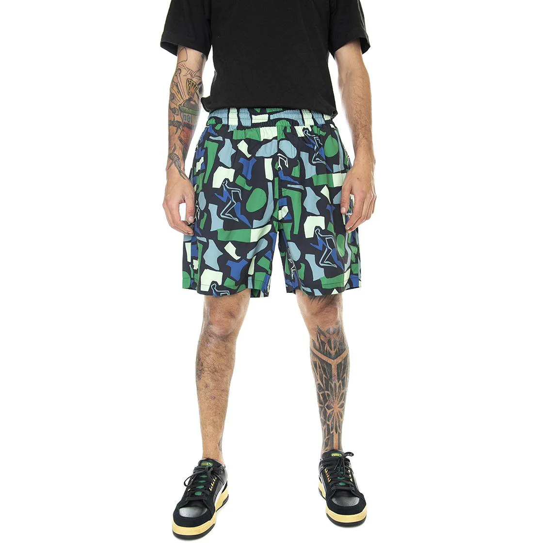 Puma x Butter Goods - Men's Multicolor / Mineral Blue Men's Bermuda Shorts PUMA - Image 2