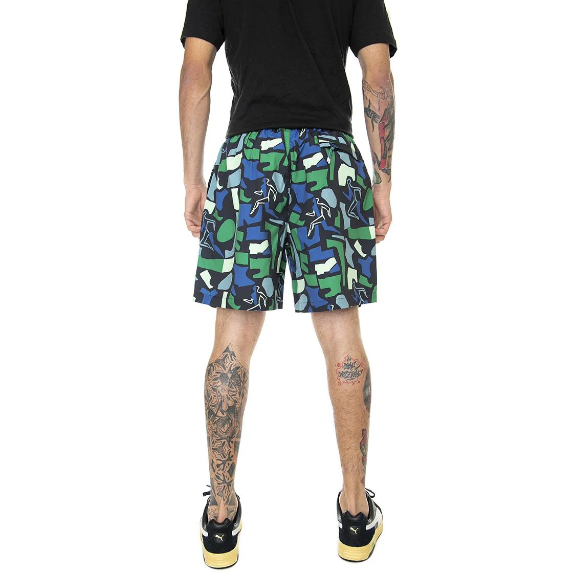 Puma x Butter Goods - Men's Multicolor / Mineral Blue Men's Bermuda Shorts PUMA - Image 3