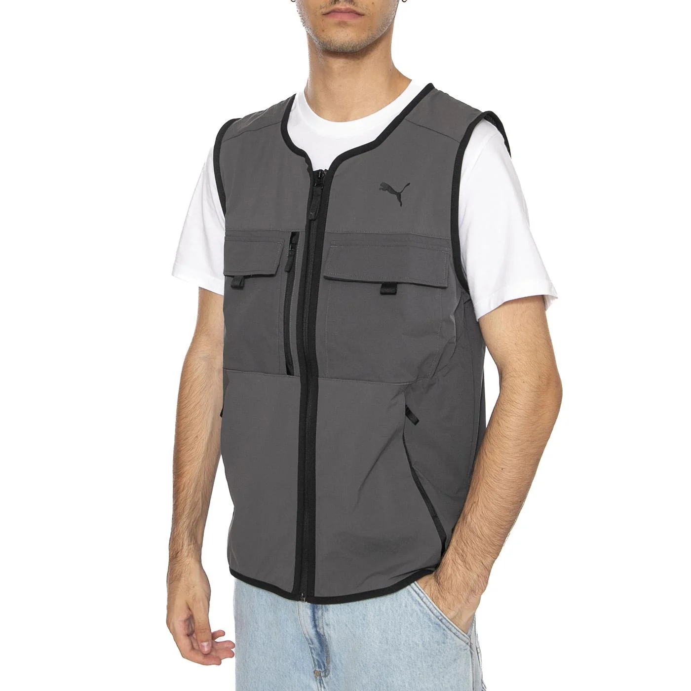 PUMATECH Cargo Vest Dusky Gray
