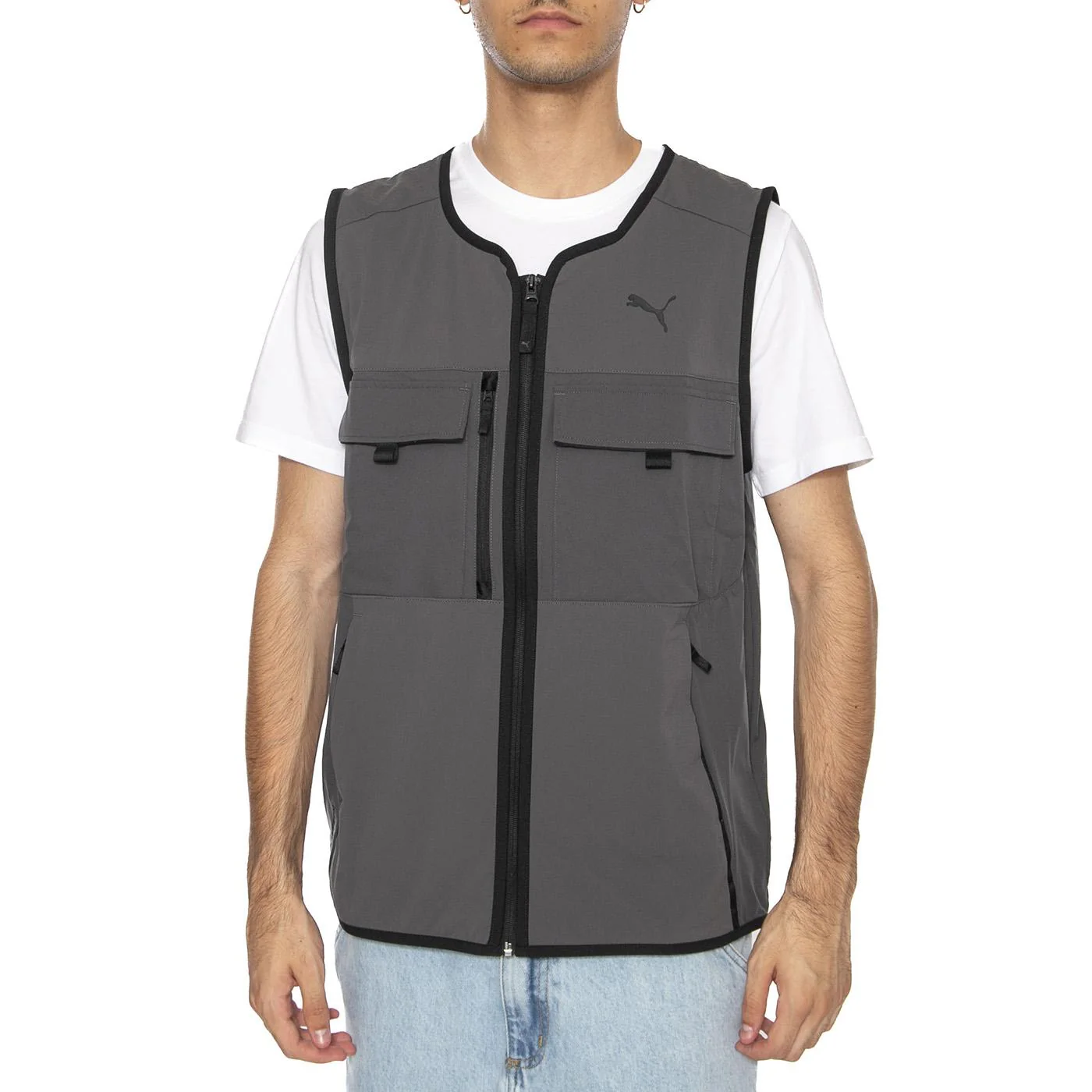 PUMATECH Cargo Vest Dusky Gray - Image 3