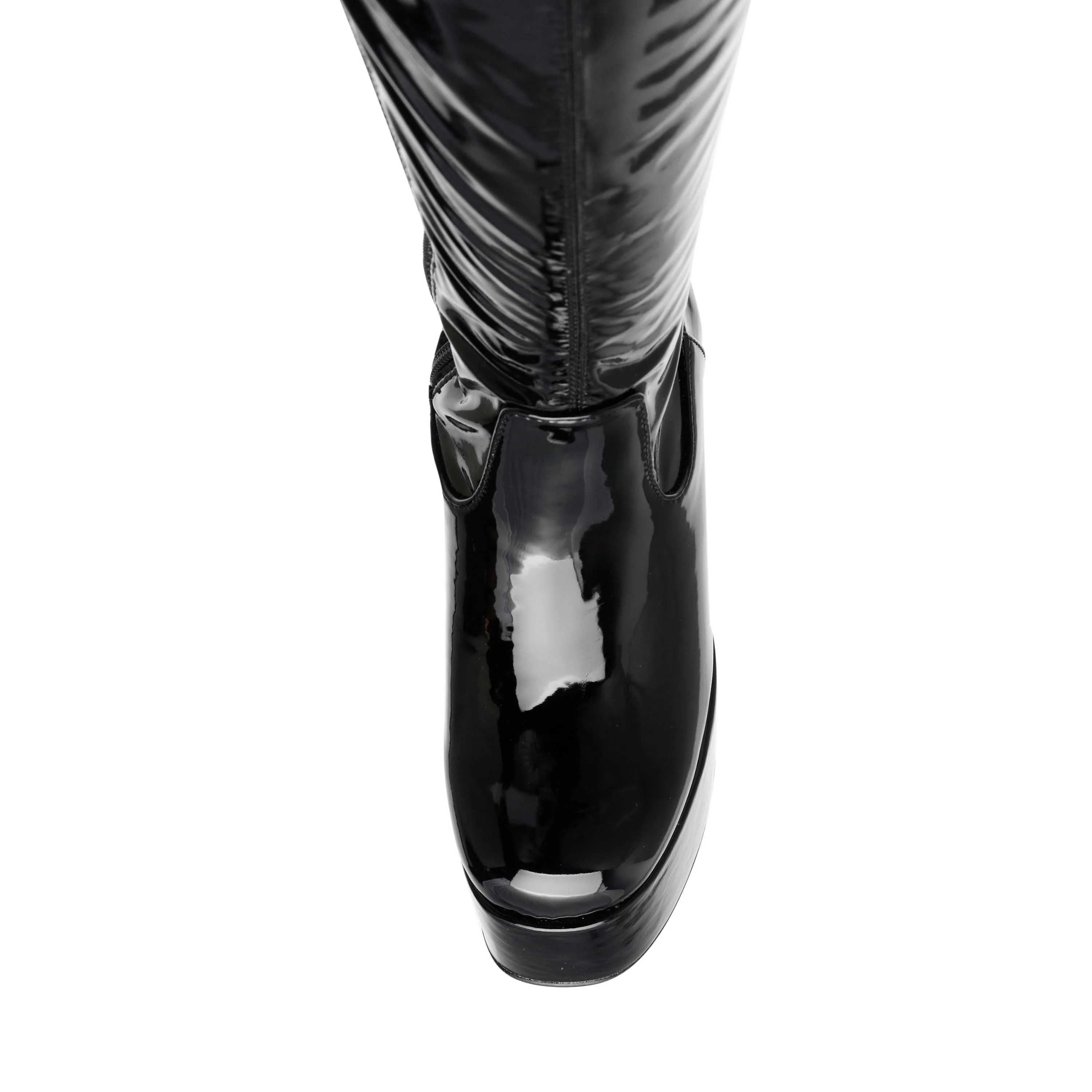 ANNEXED BLACK PATENT - Women's Black Boot Women STEVE MADDEN - Image 7