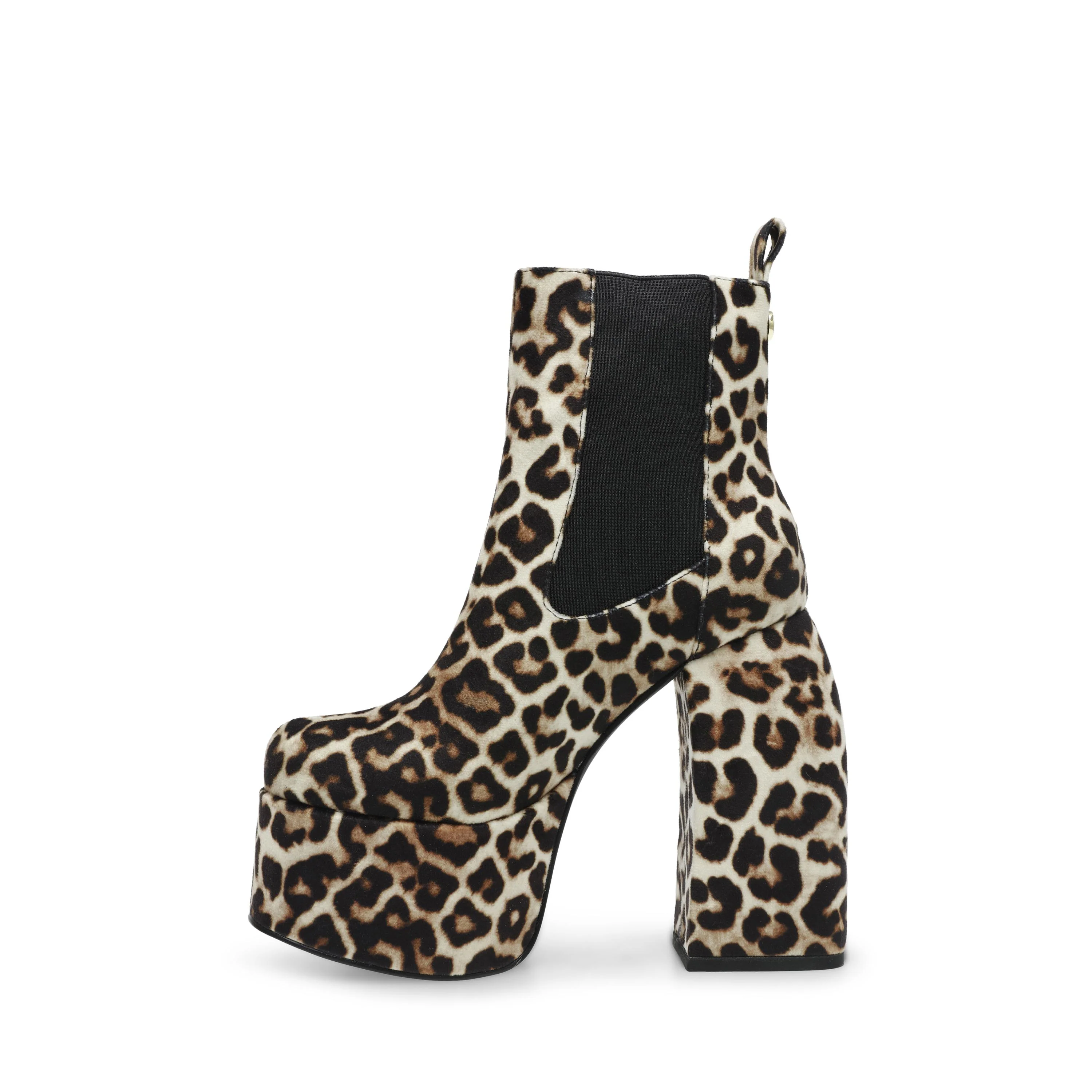 ARTESIAN LEO VELVET LEOPARD - Women's Leopard Ankle Boots STEVE MADDEN - Image 4