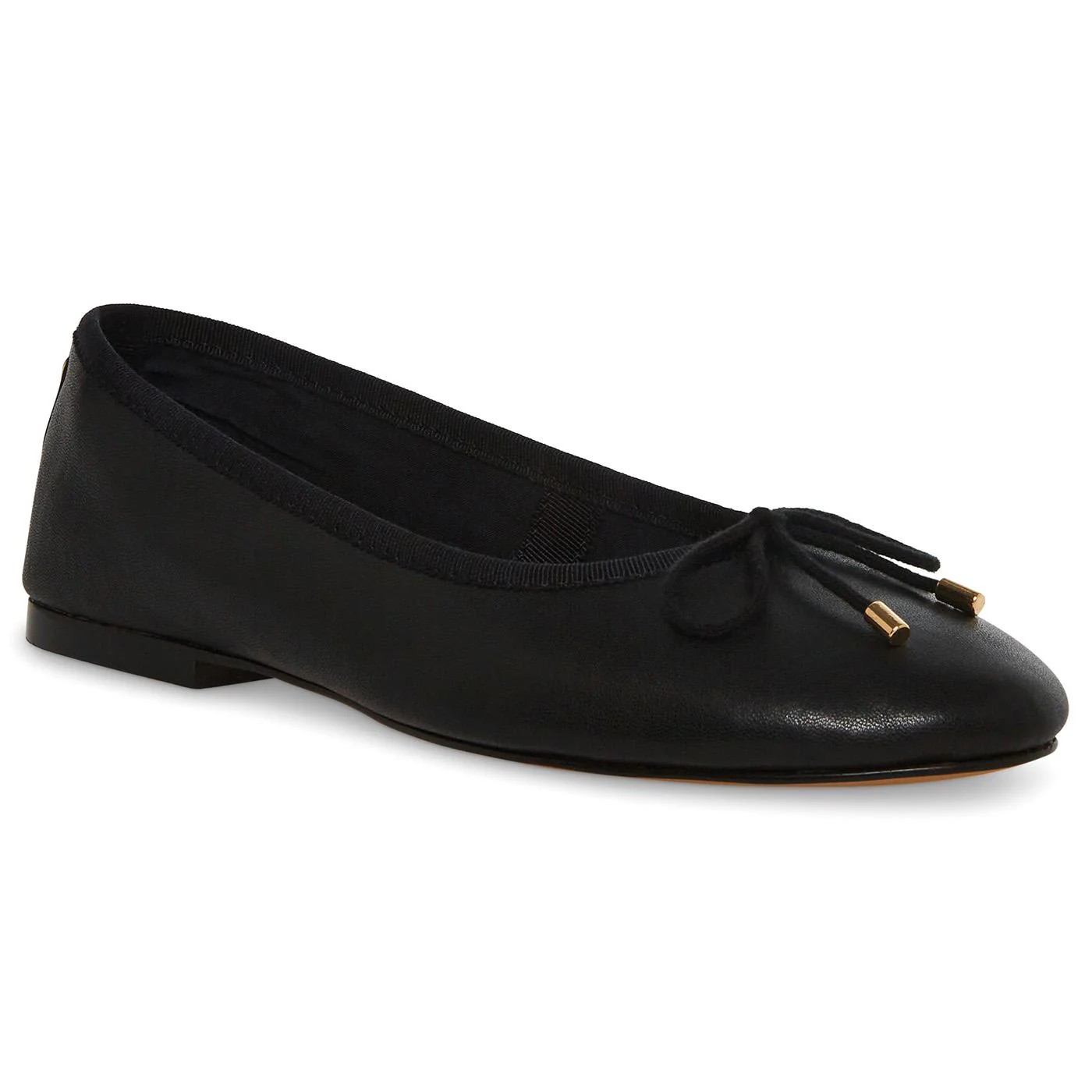 Bellami Black Leather Sheep Nappa Loafer Shoes