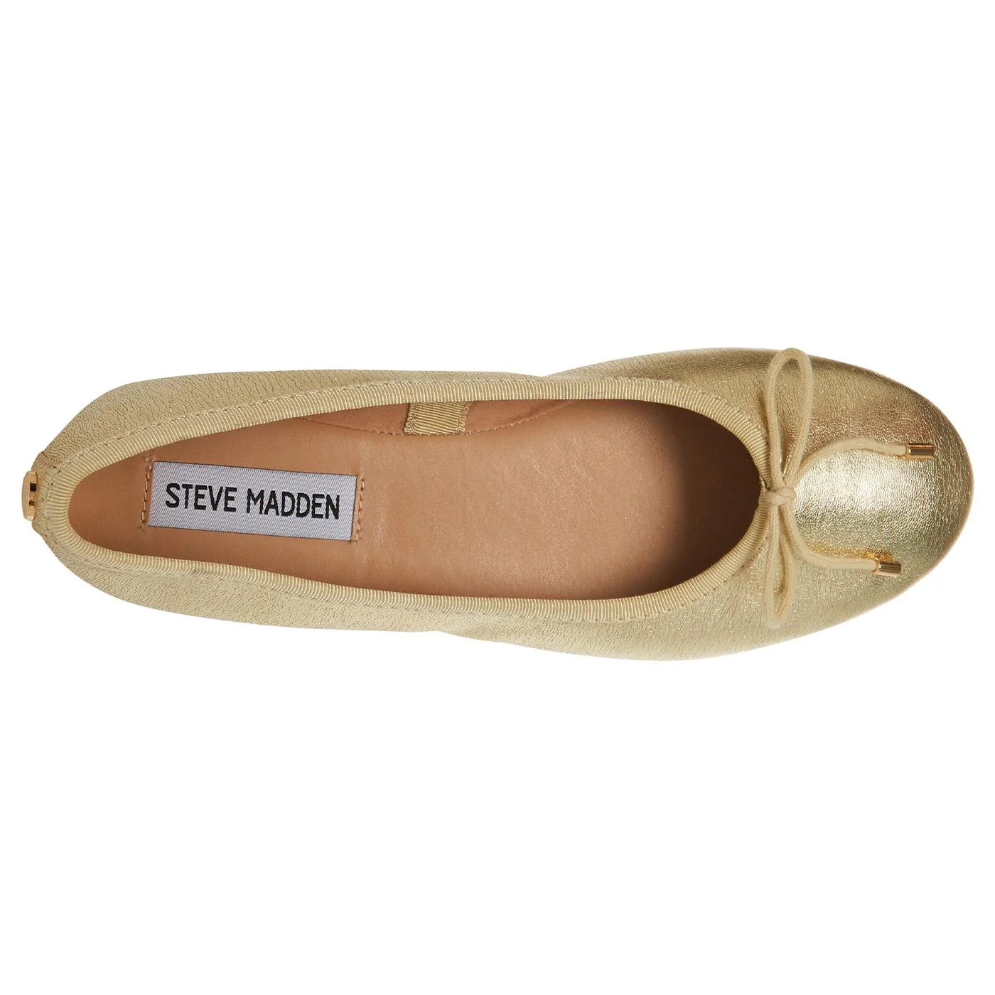 Bellami Gold Metallic PU Loafer Shoes - Image 6