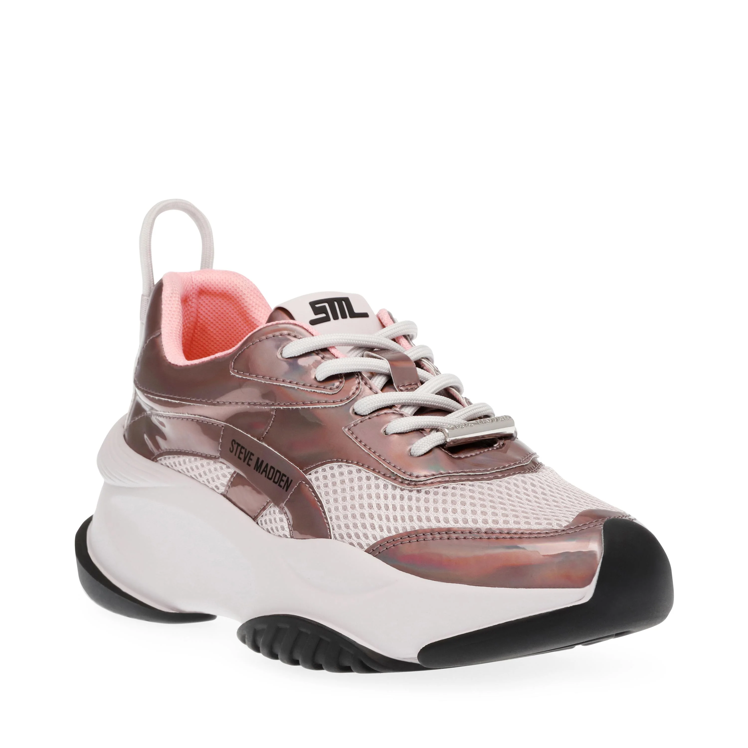 Bellissimo Silver Iridescent Shoes