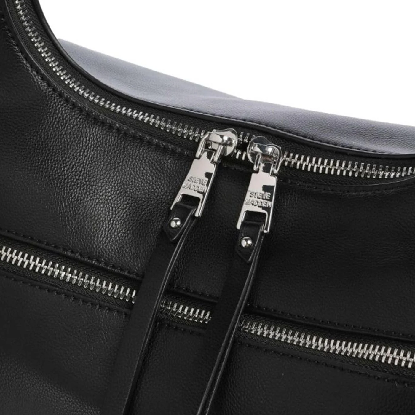 Biva BLK/SIL - Black Shoulder Bag STEVE MADDEN ACCESSORIES - Image 2