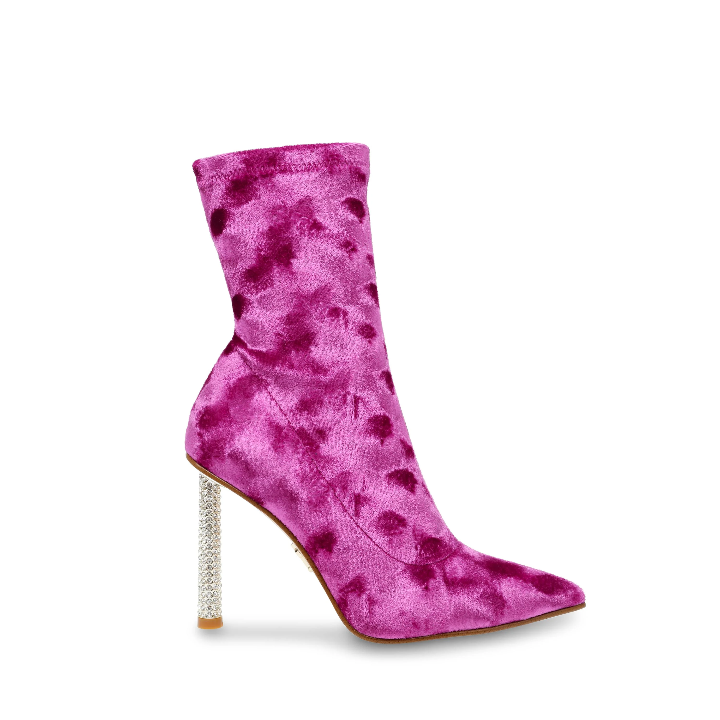 Womens Brenti Fuchs Velvet Ankle Boots
