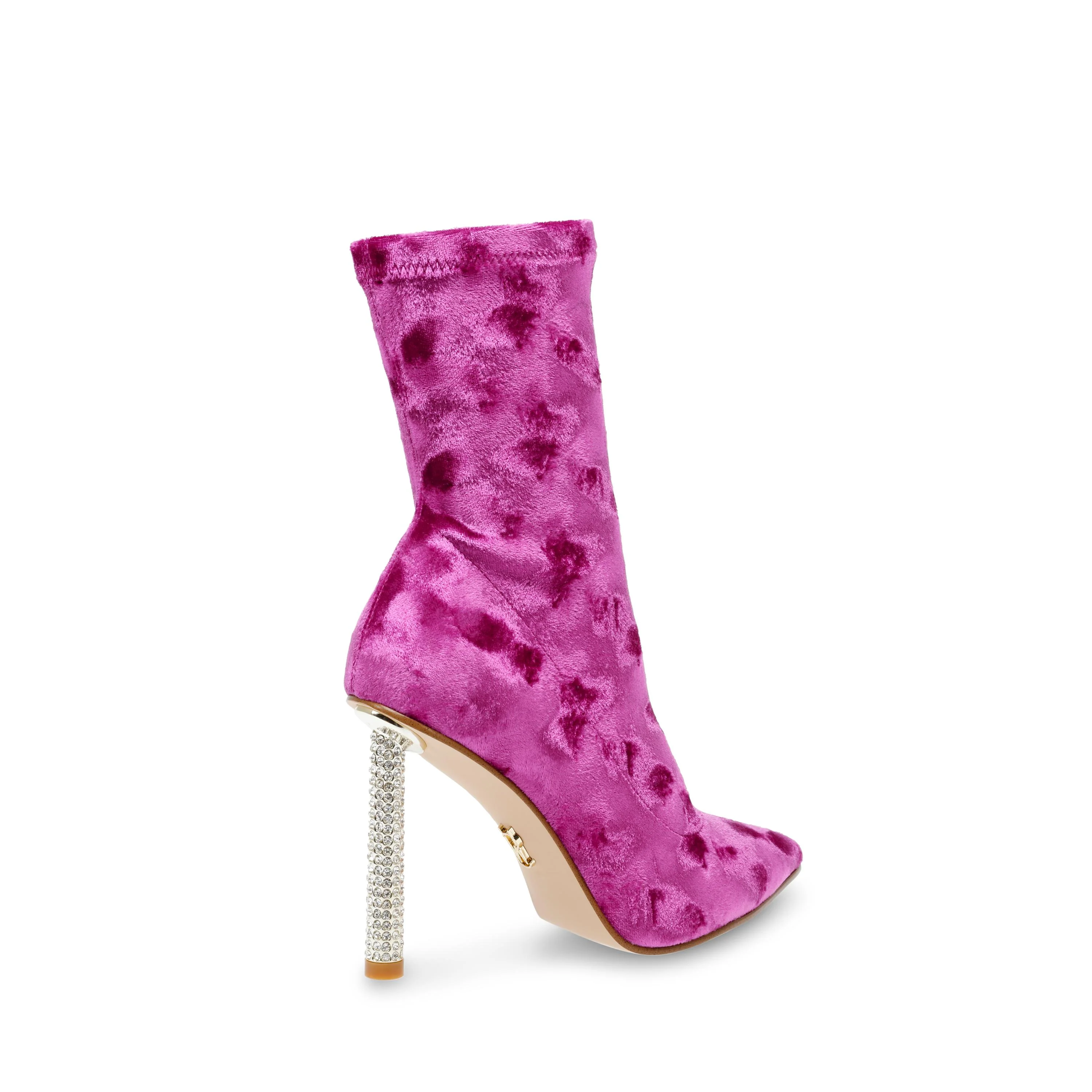 Womens Brenti Fuchs Velvet Ankle Boots - Image 6