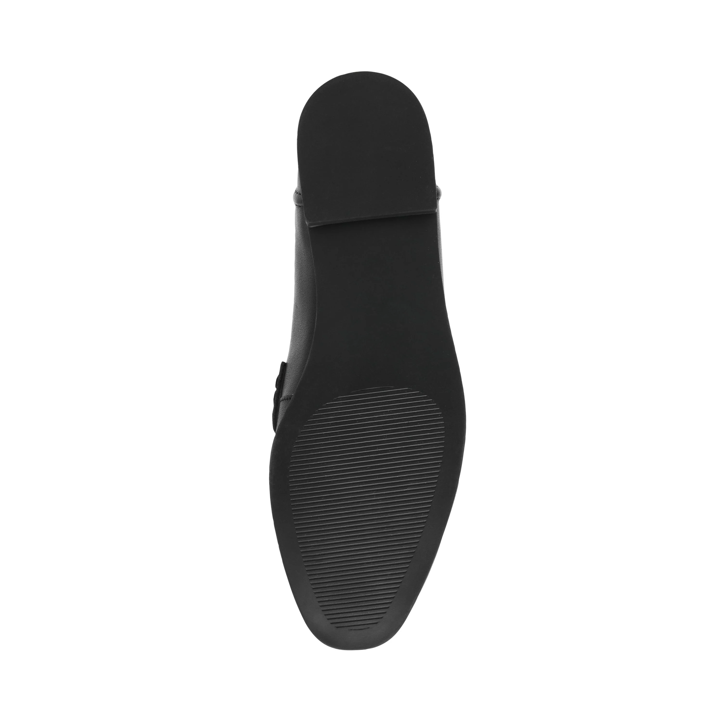 Carrine Black Leat Flat Shoes - Image 7
