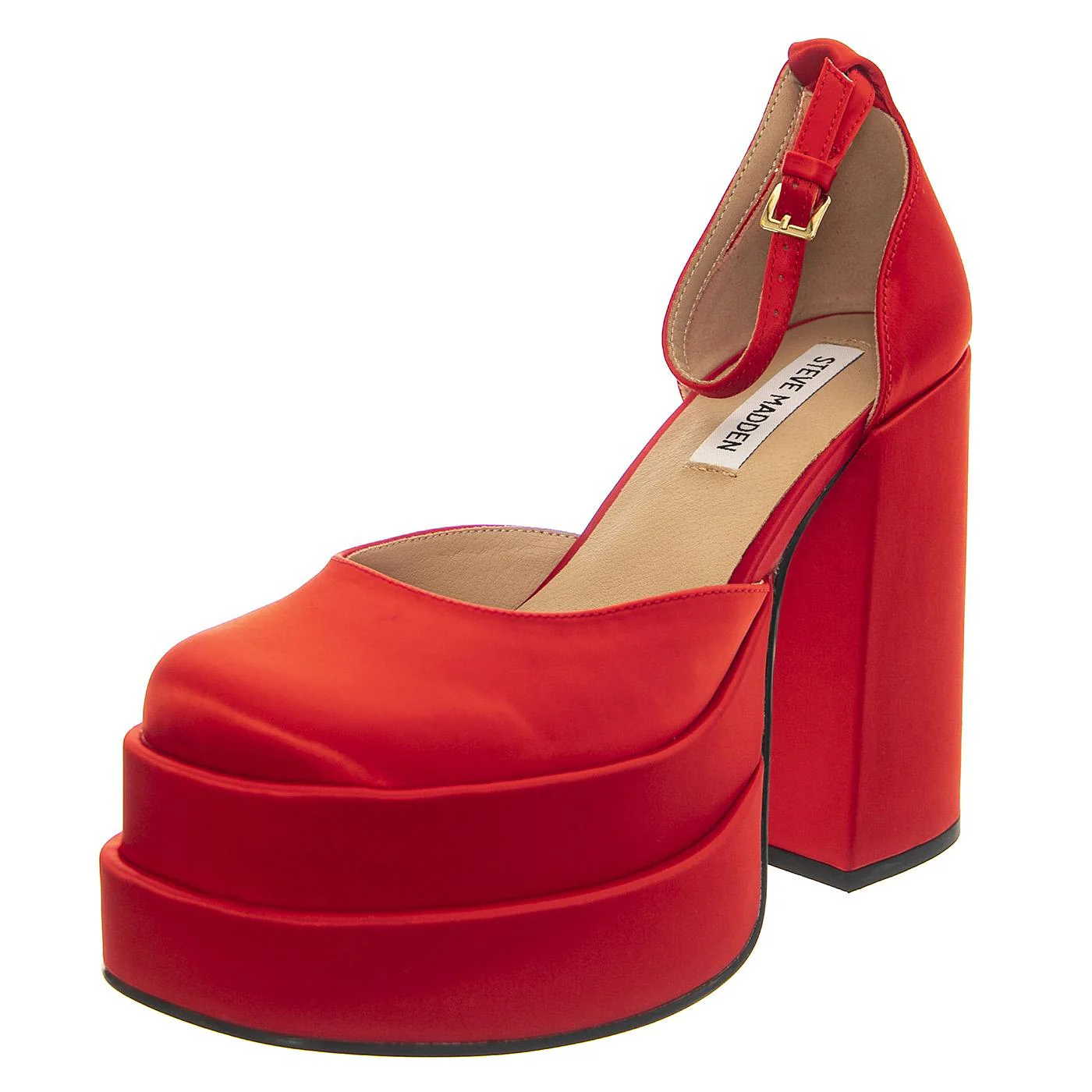 Charlize Red Satin
