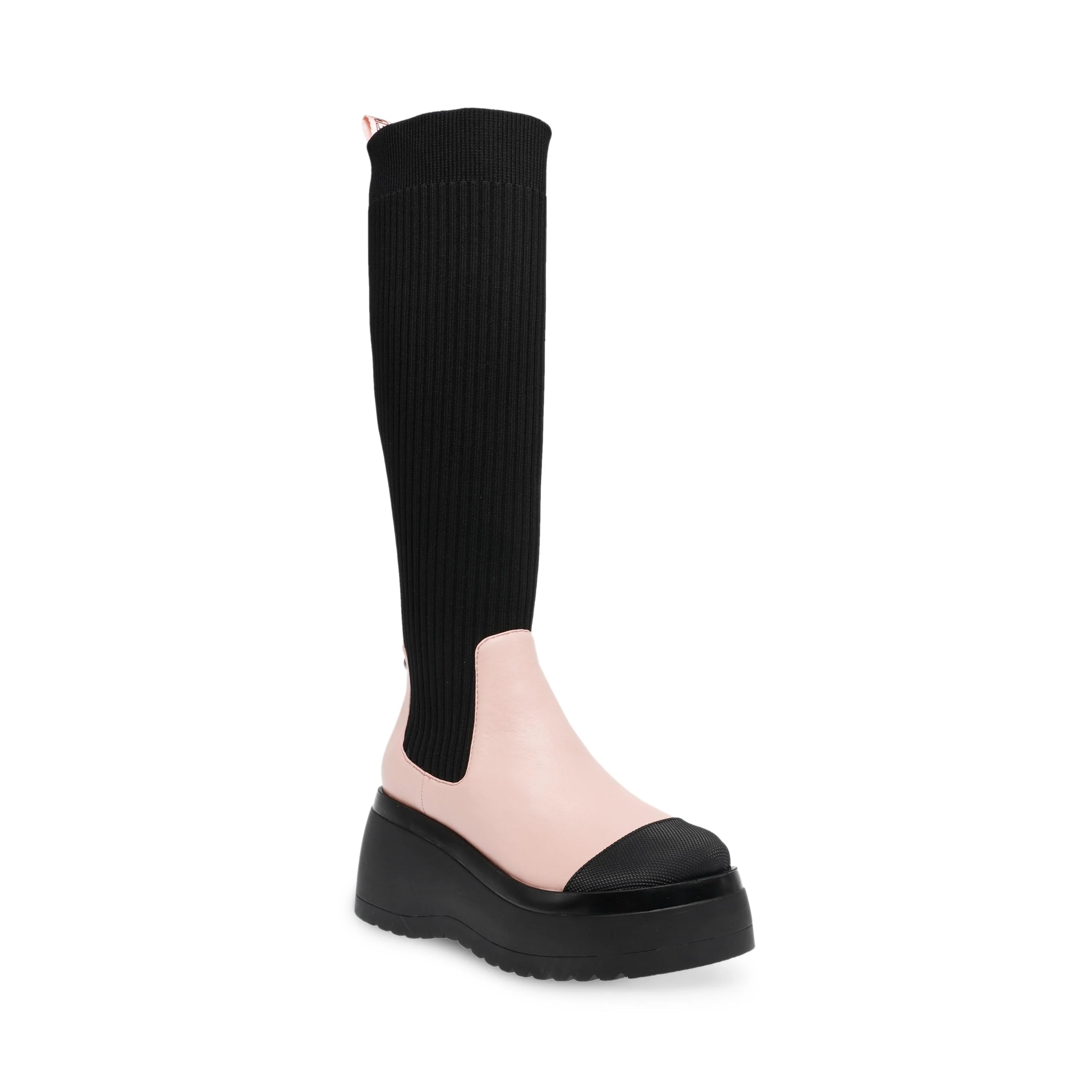 Dagget Pink / Black - Women's Pink / Black Boots STEVE MADDEN - Image 2