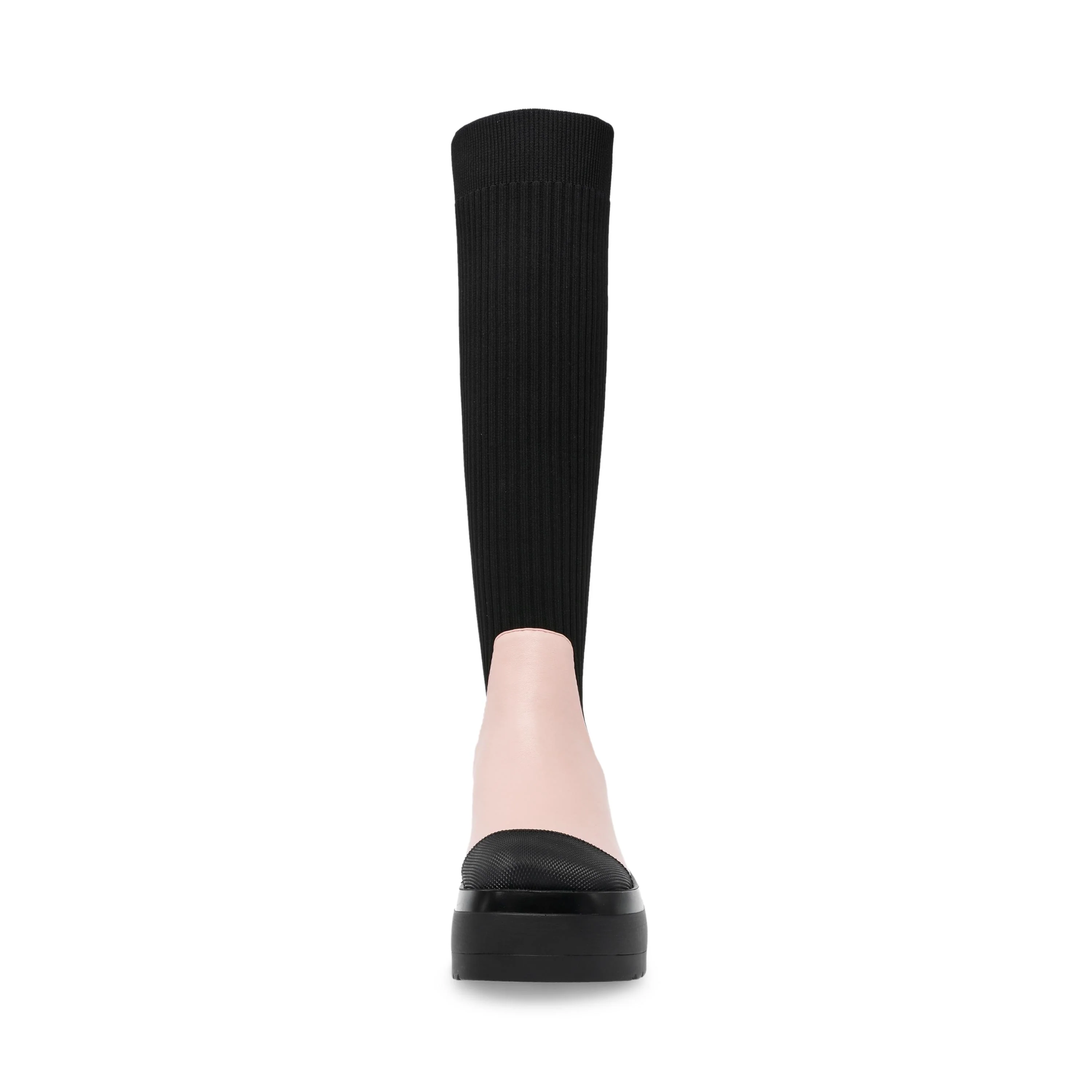 Dagget Pink / Black - Women's Pink / Black Boots STEVE MADDEN - Image 3