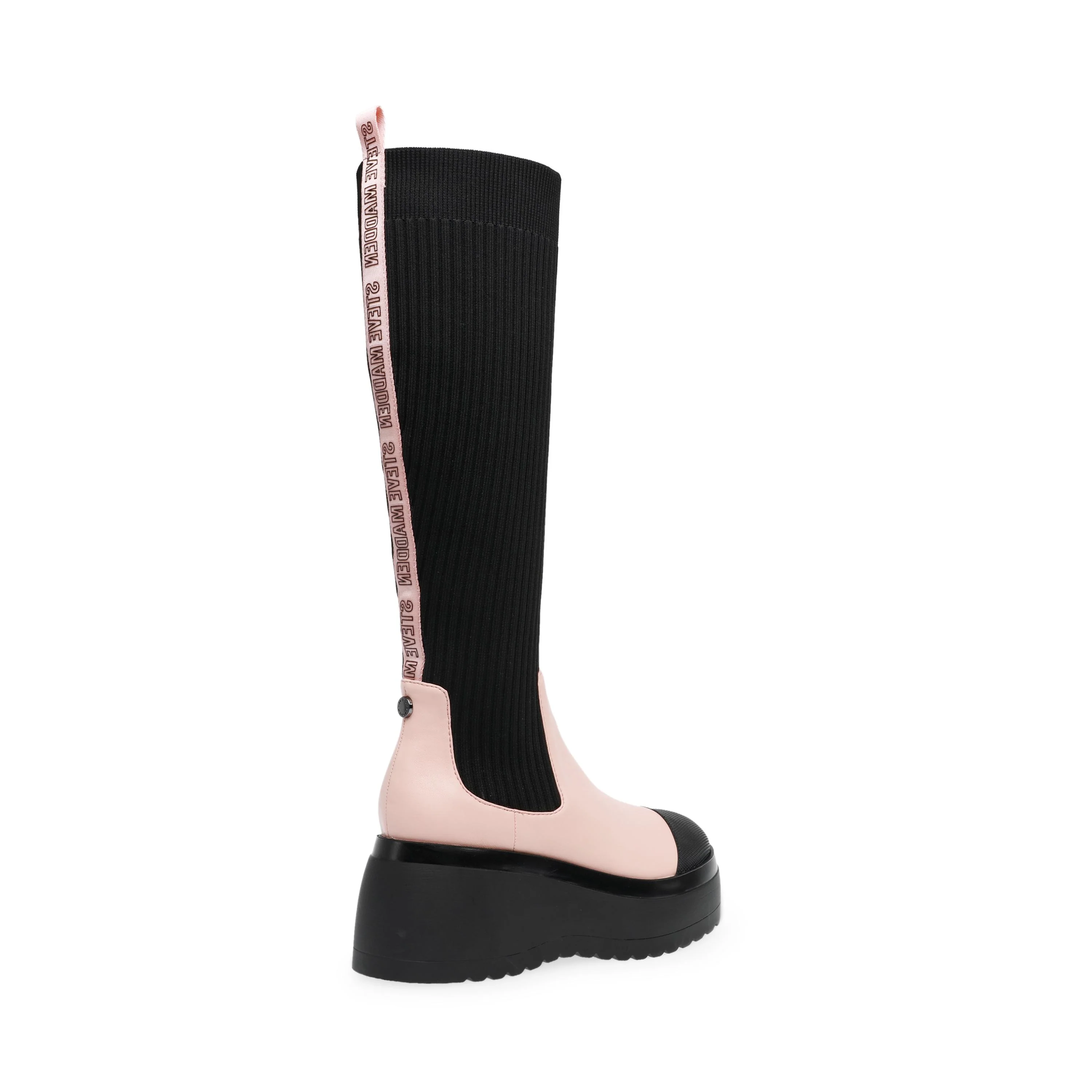 Dagget Pink / Black - Women's Pink / Black Boots STEVE MADDEN - Image 6