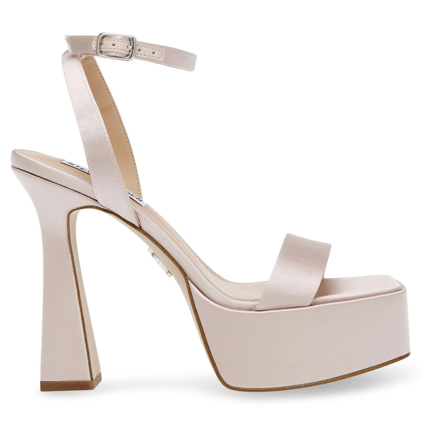 Discord Blush Satin Sandals - Image 3