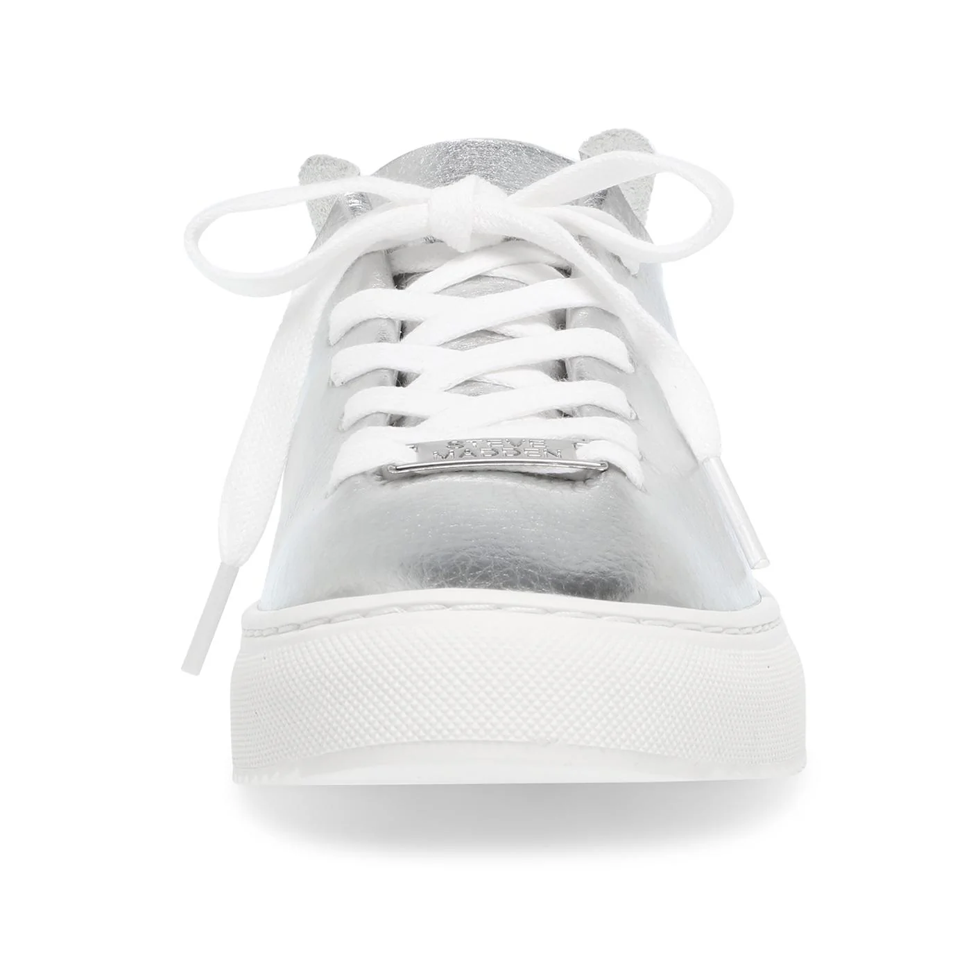 Womens Dorey-Sm Silver Lace-Up Low-Profile Shoes - Image 3