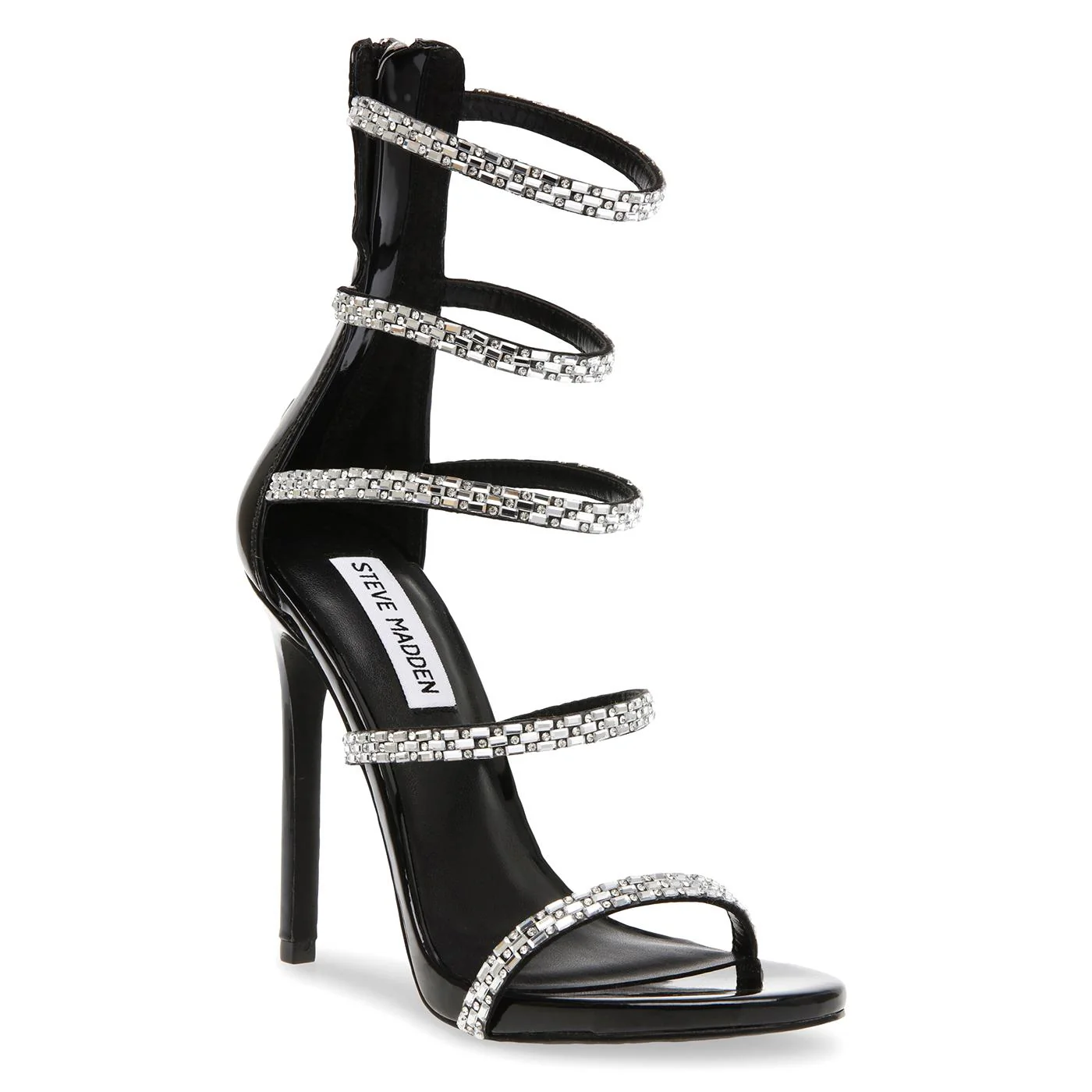 Entrust Black Sandals