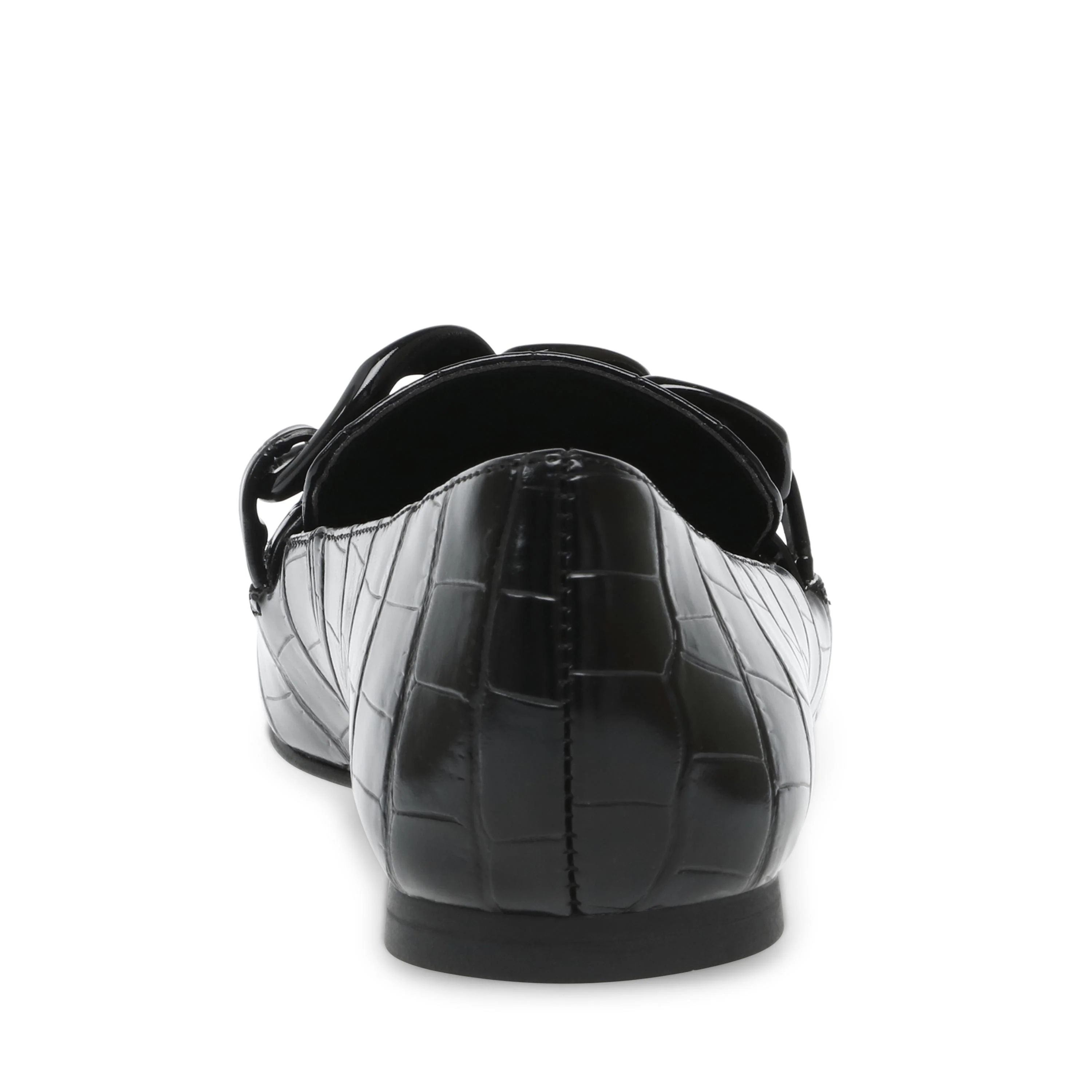 Famed Black Croc Glat Shoes - Image 4