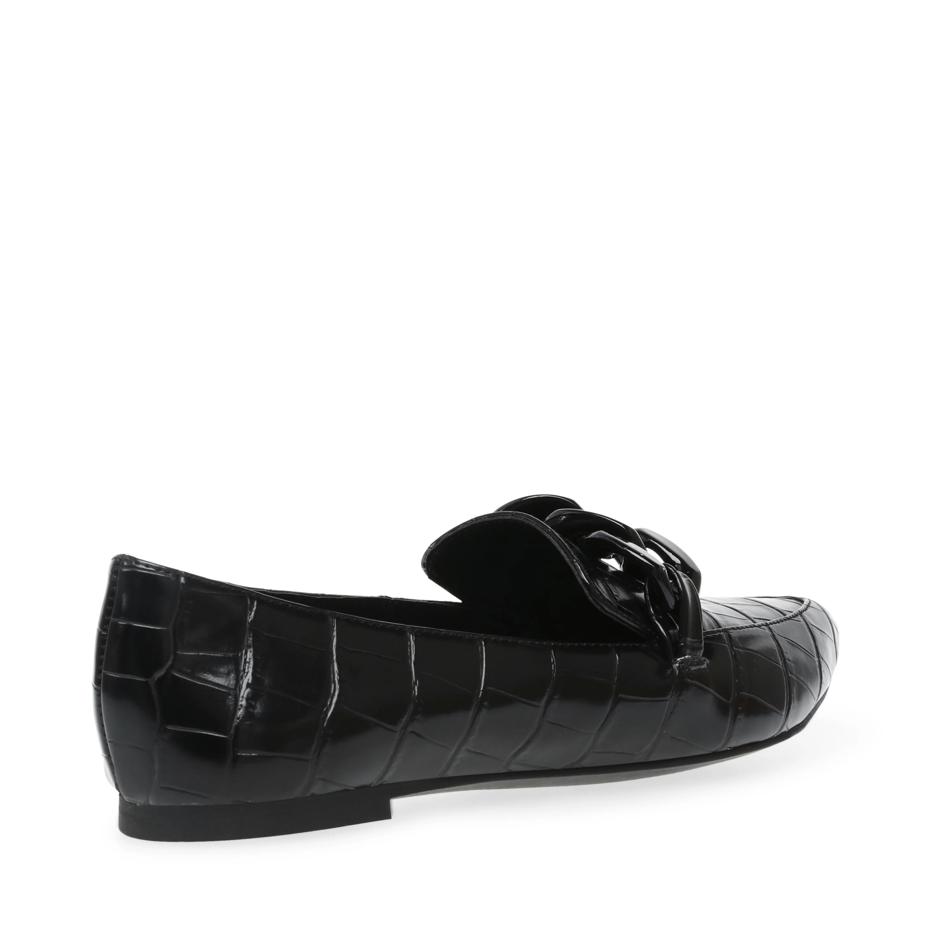 Famed Black Croc Glat Shoes - Image 5