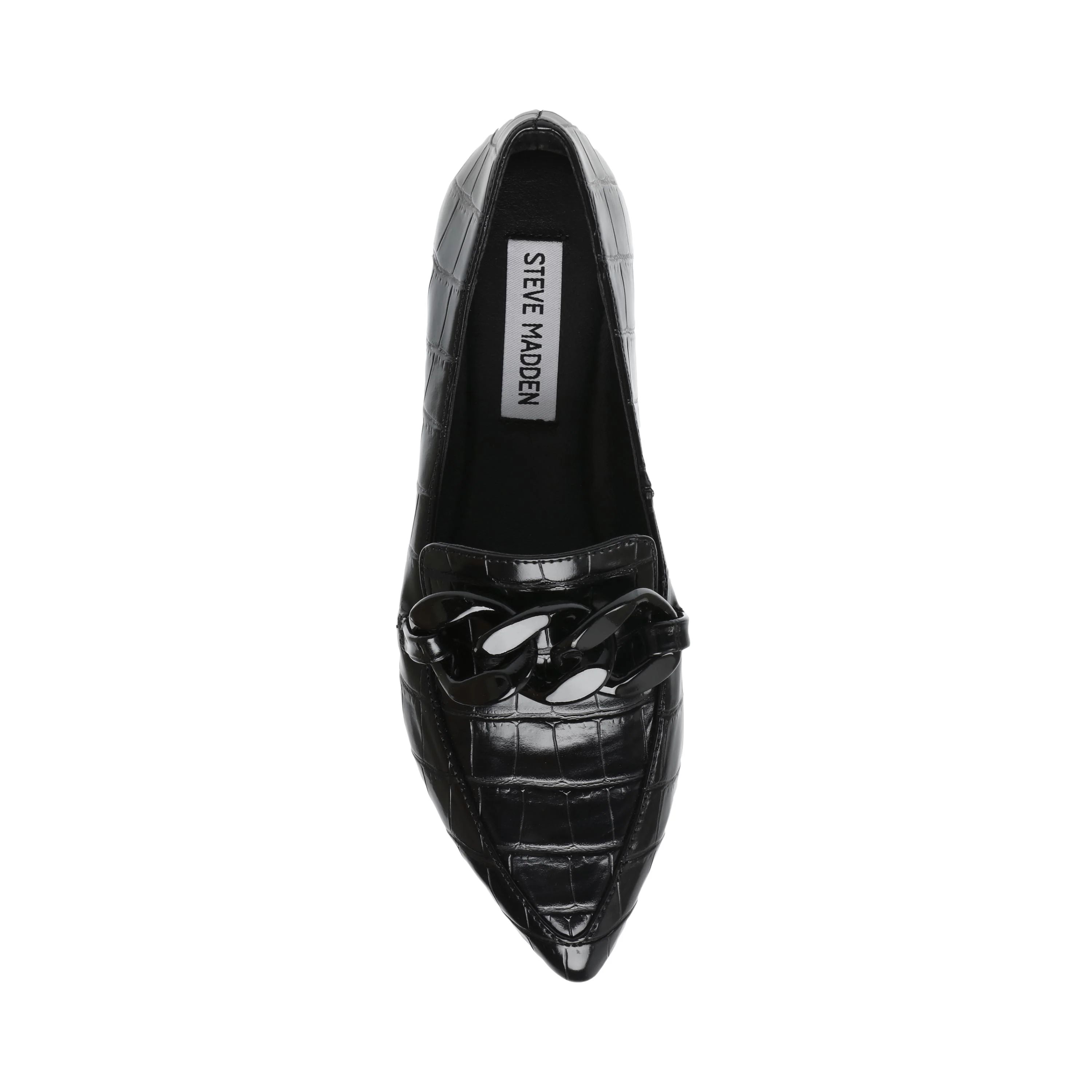 Famed Black Croc Glat Shoes - Image 6