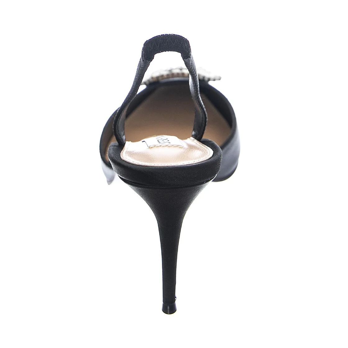 LUCENT BLACK SATIN - Women's Black Sandals Women STEVE MADDEN - Image 4