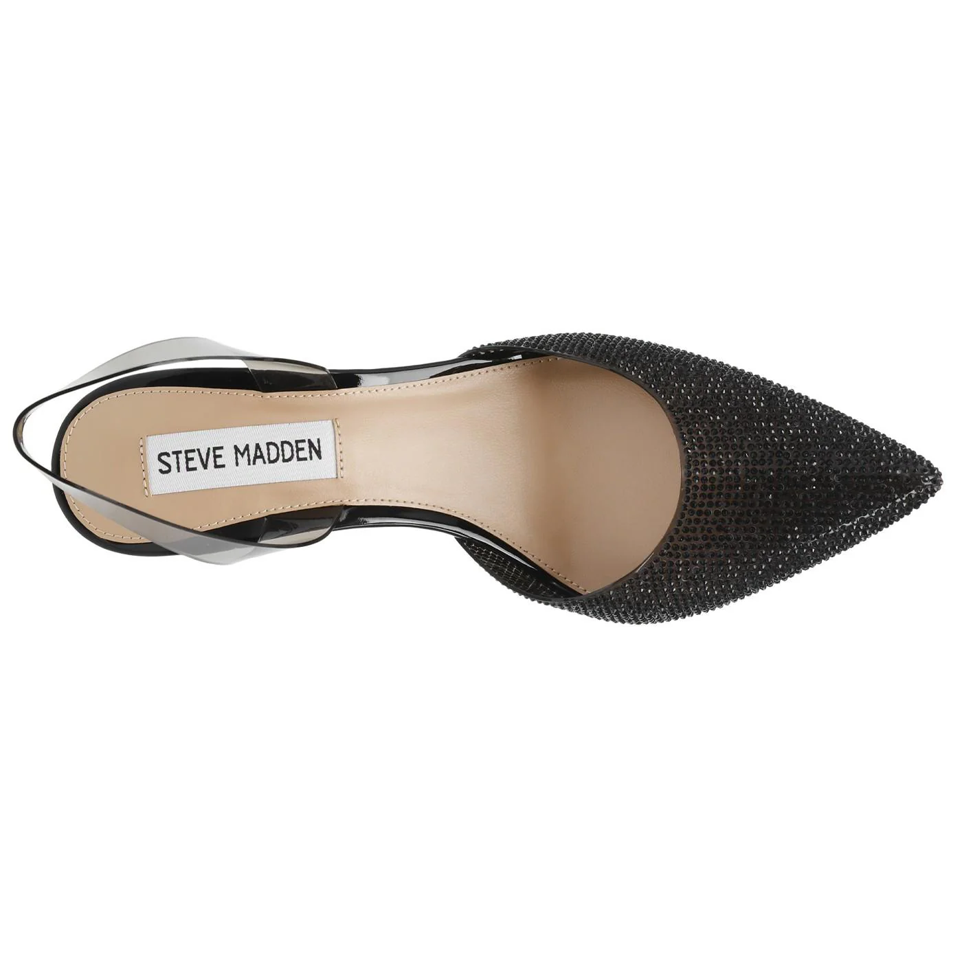 W' Lucyle Black Crystal Color Vinyl + Matching Stones Pumps - Image 6