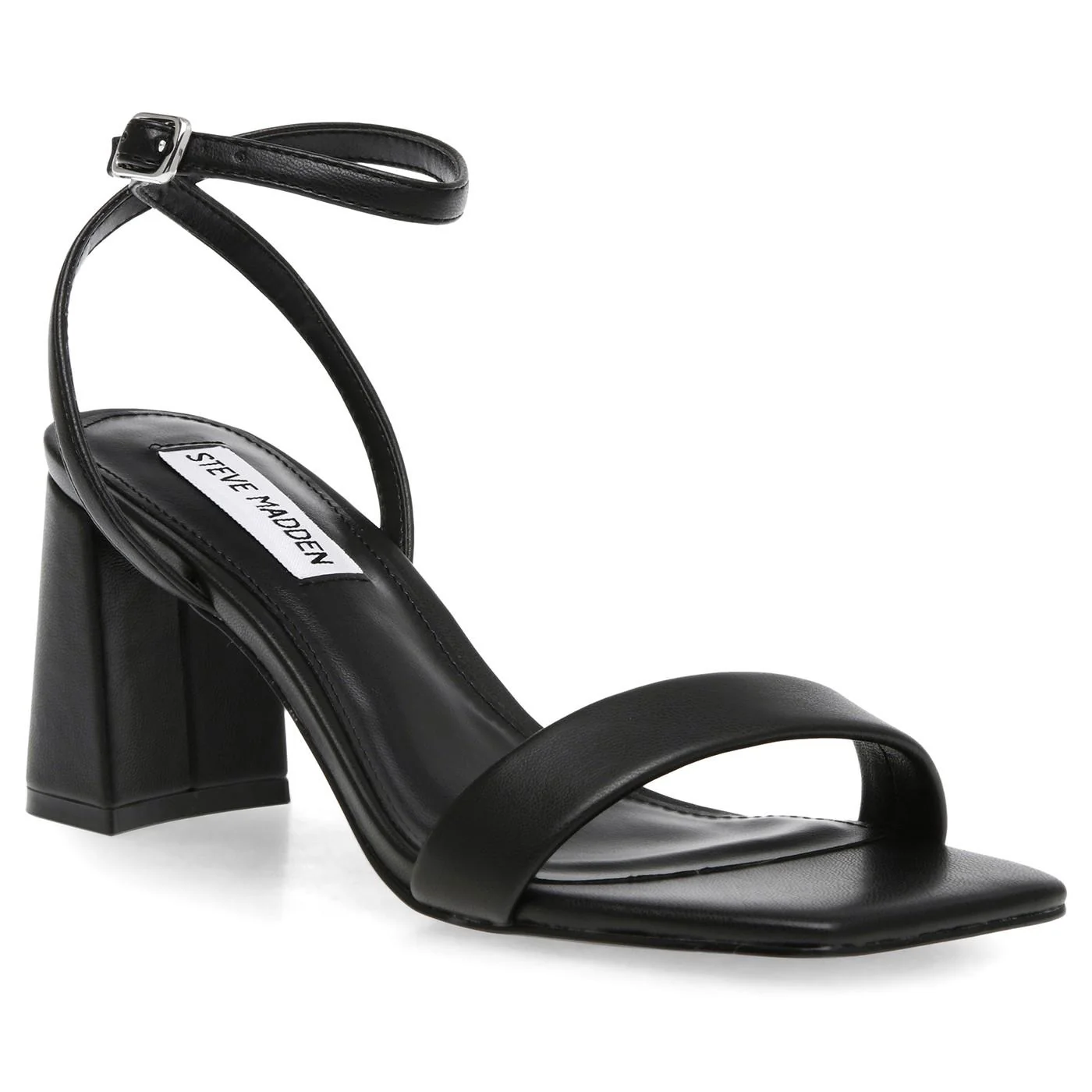 W' Luxe Black Sandals