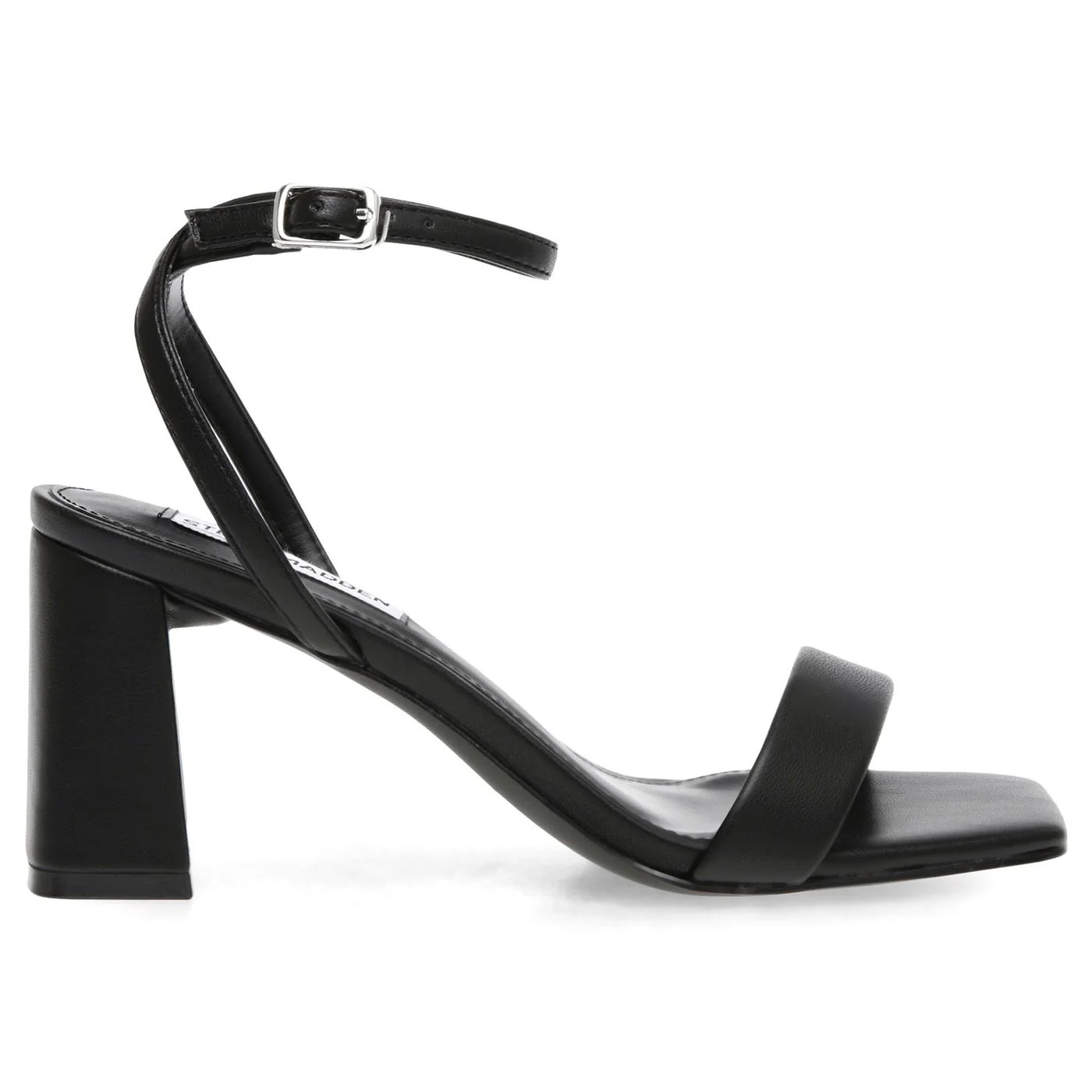 W' Luxe Black Sandals - Image 2