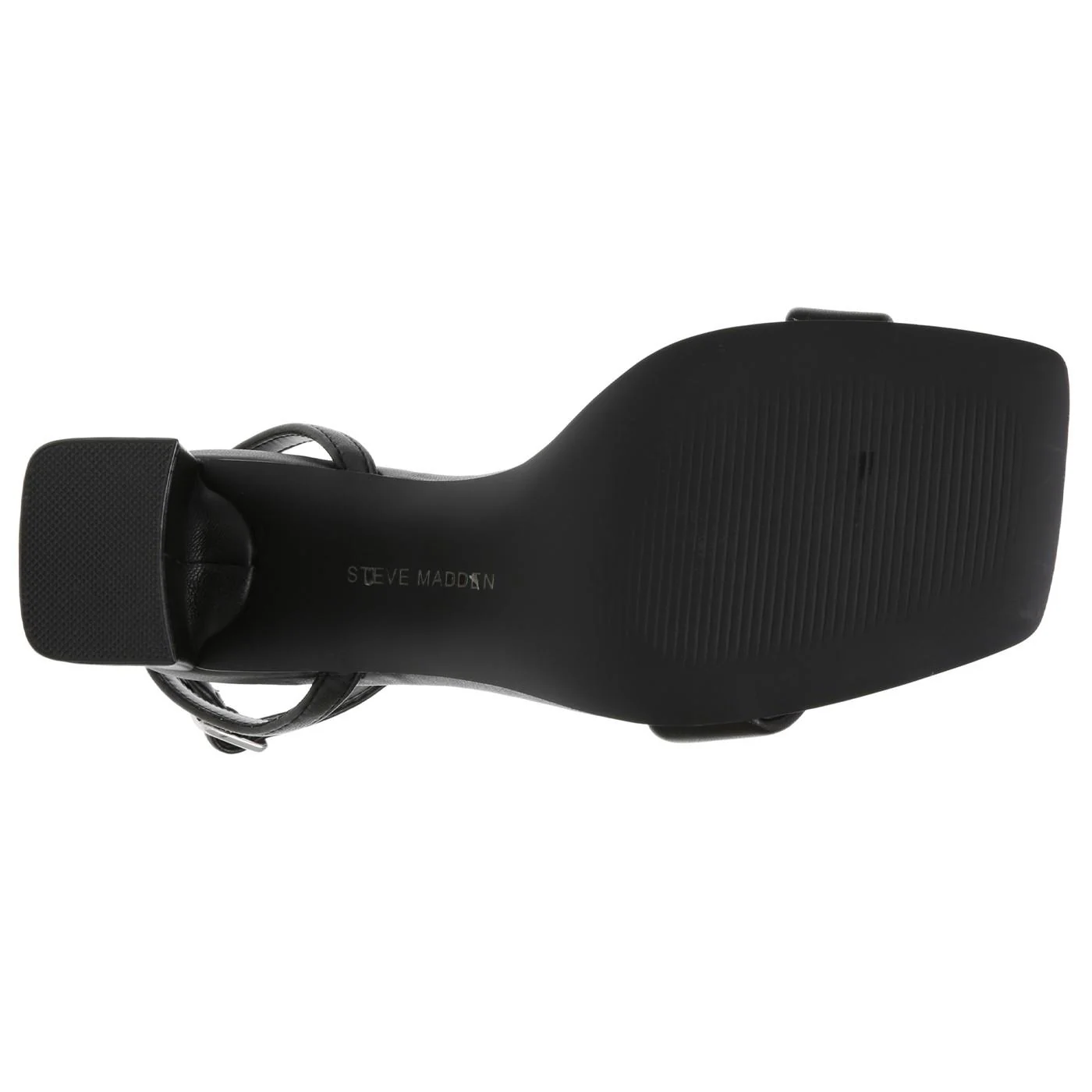 W' Luxe Black Sandals - Image 7