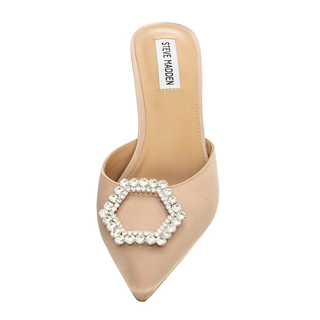Luxe City Nude Satin - Women's Beige Sandals STEVE MADDEN - Image 3