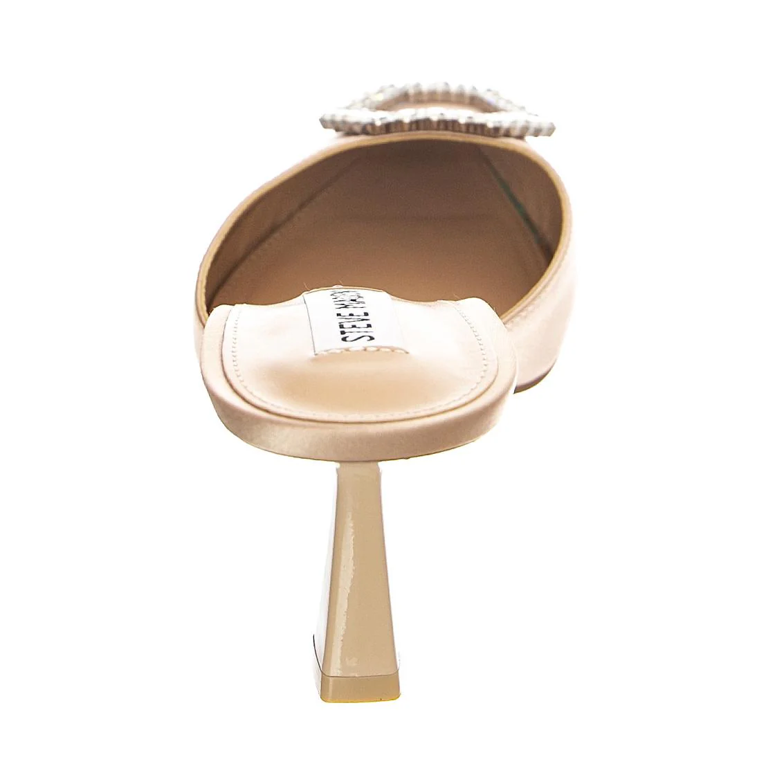 Luxe City Nude Satin - Women's Beige Sandals STEVE MADDEN - Image 4