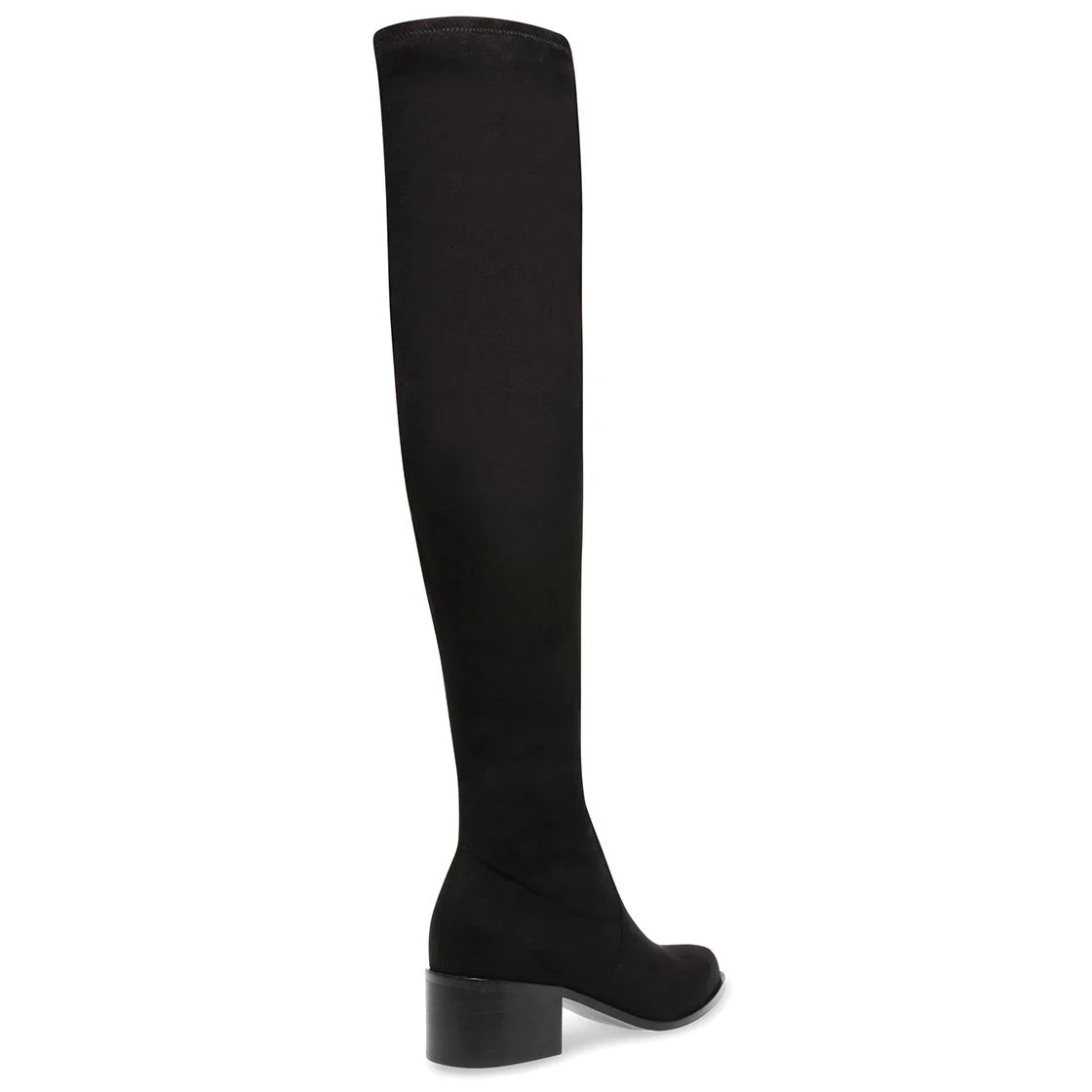 SADIE BLACK MICROSUEDE - Women's Black Boot Women STEVE MADDEN - Image 5