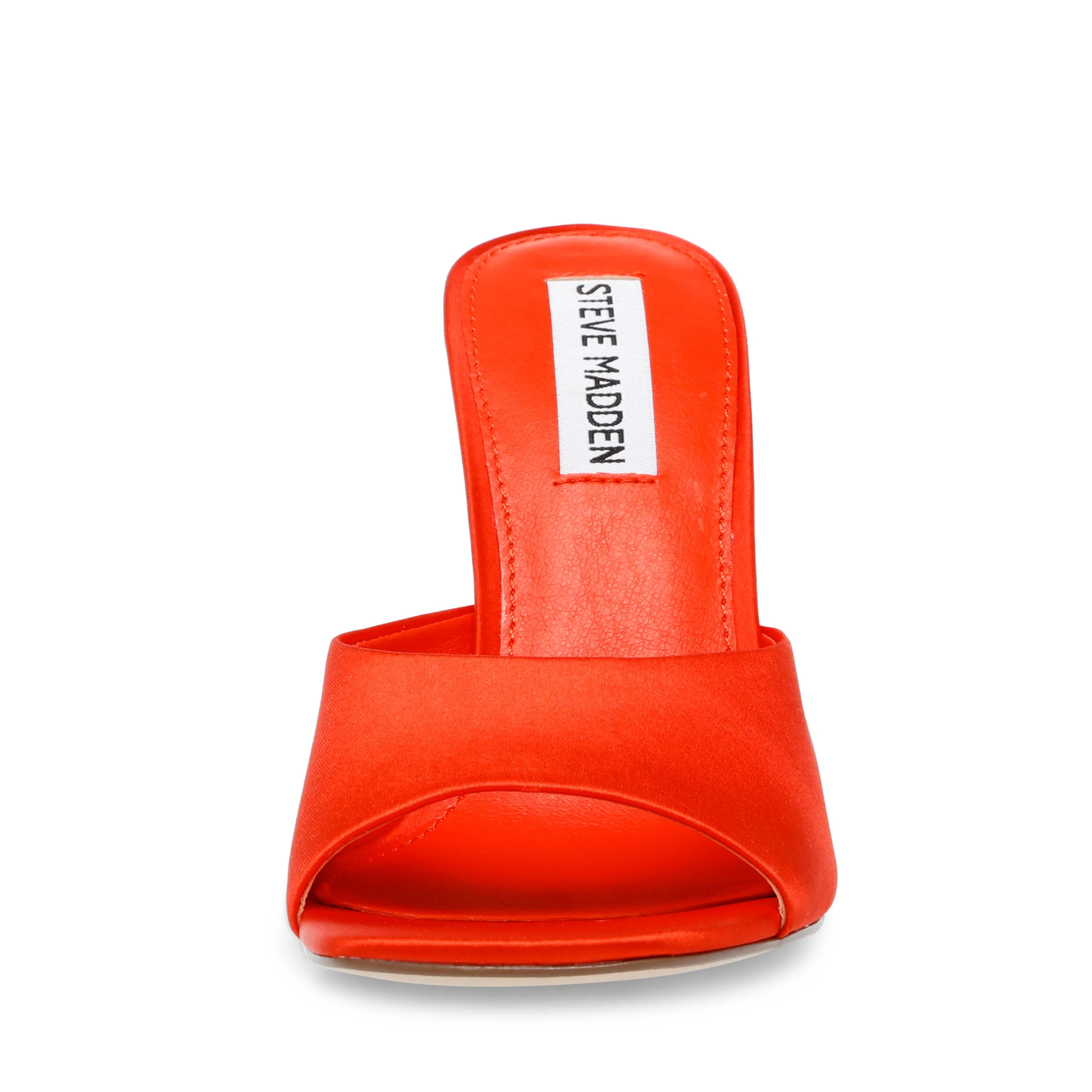 SKY-HIGH ORG SATIN - Women's Orange Sandal STEVE MADDEN - Image 3