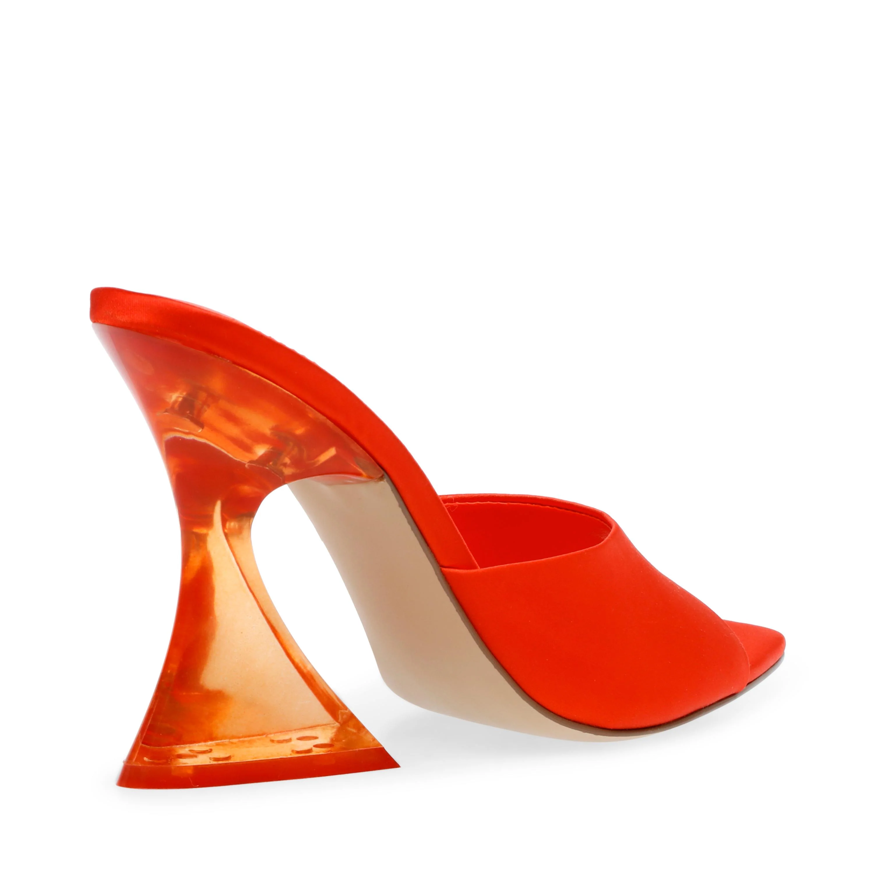 SKY-HIGH ORG SATIN - Women's Orange Sandal STEVE MADDEN - Image 5