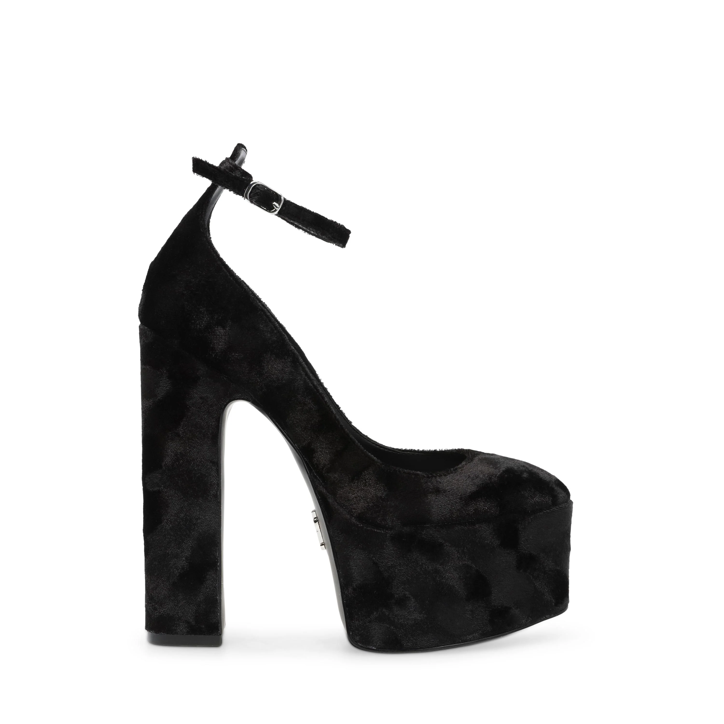 SKYRISE BLACK - Women's Black Heeled Pumps STEVE MADDEN