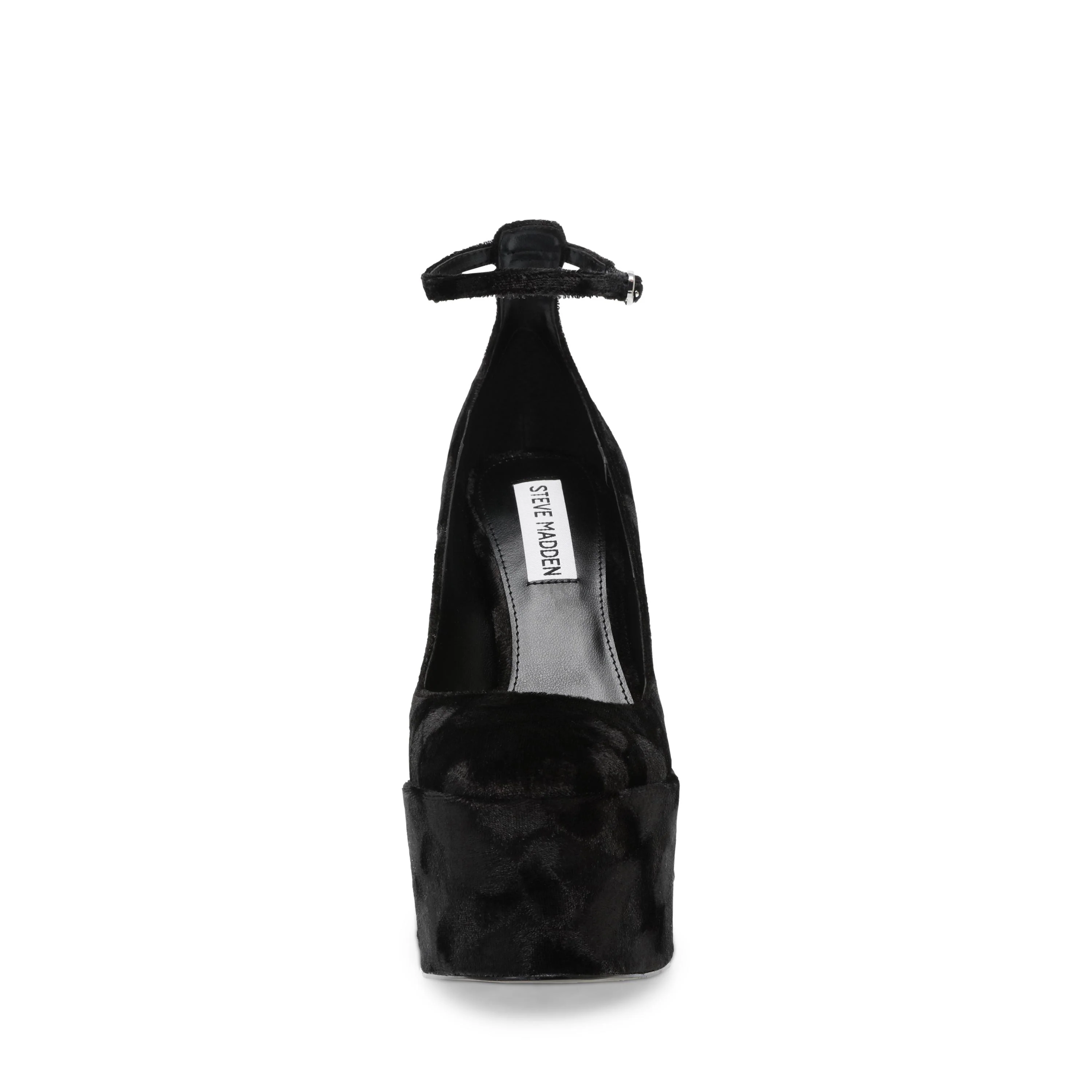 SKYRISE BLACK - Women's Black Heeled Pumps STEVE MADDEN - Image 3