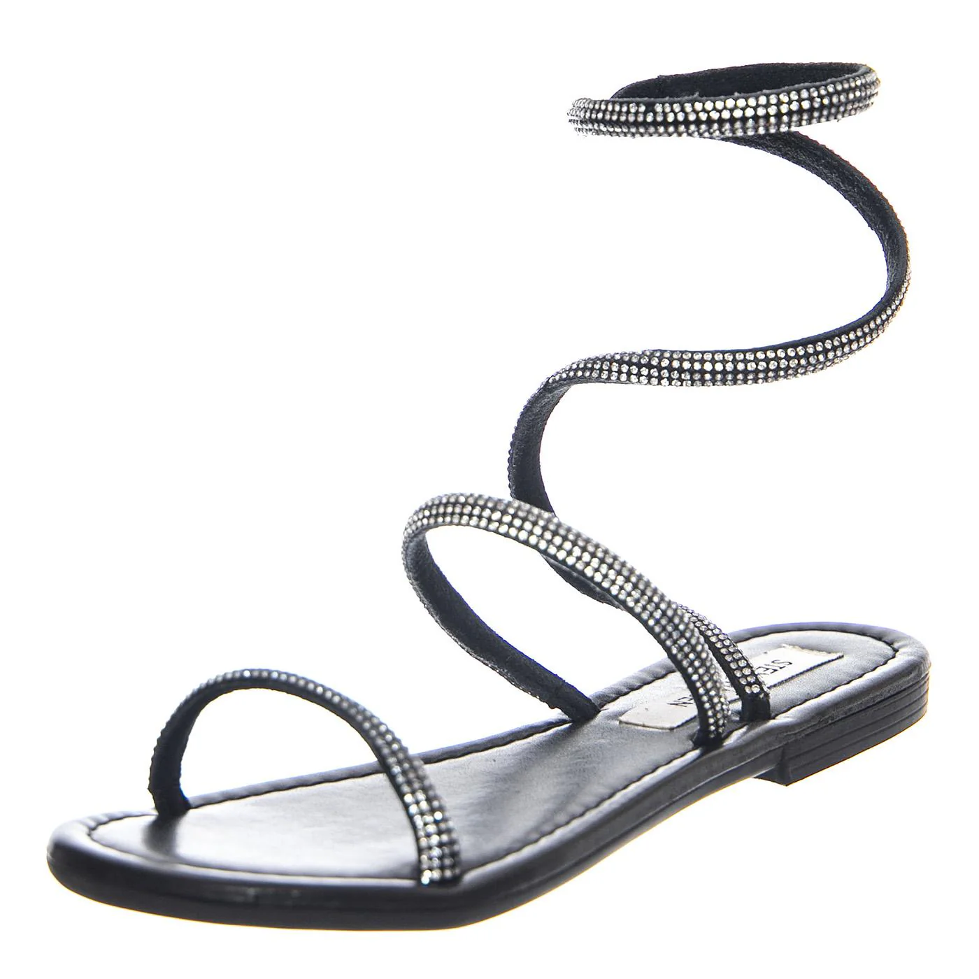 Sociable Black / Silver Sandals