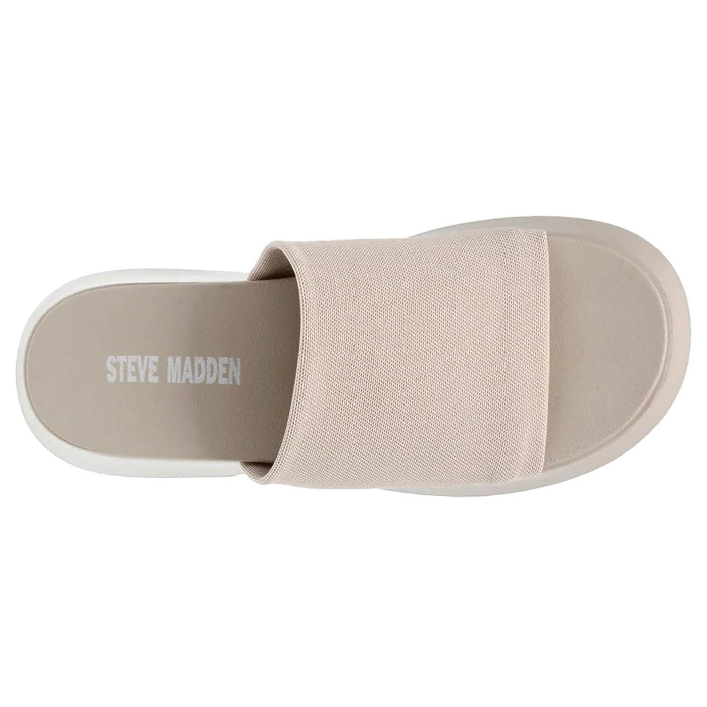 Throw Back Greige Stretch Power Mesh Sandals - Image 5