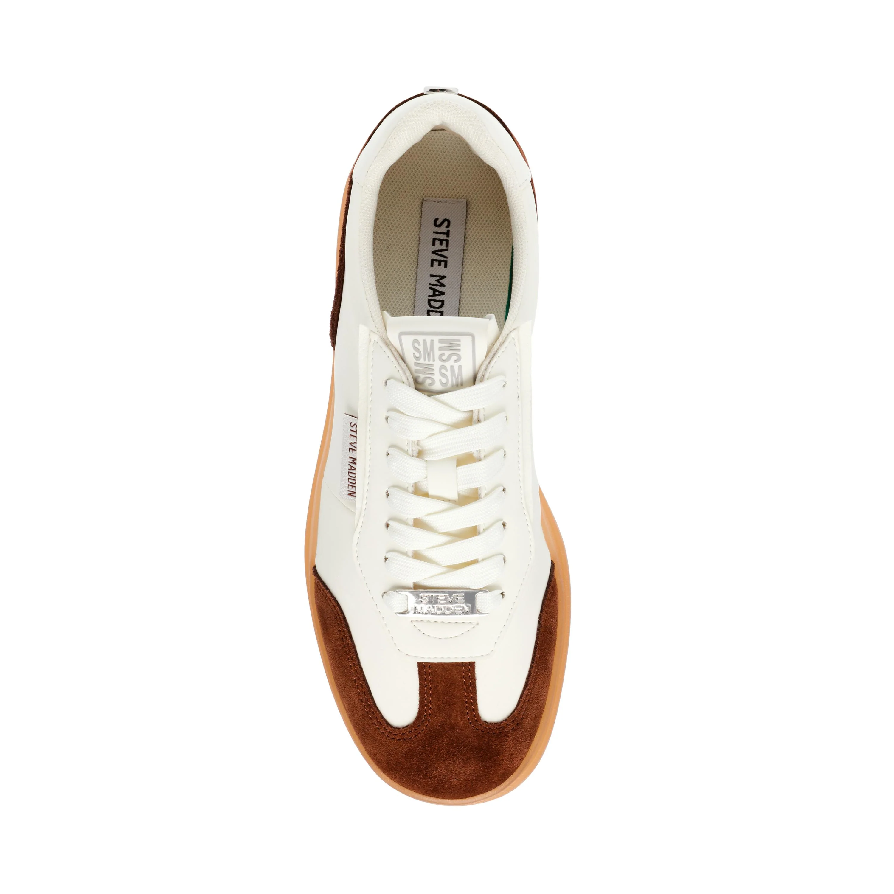 Tip-Off White / Brown Shoes - Image 5