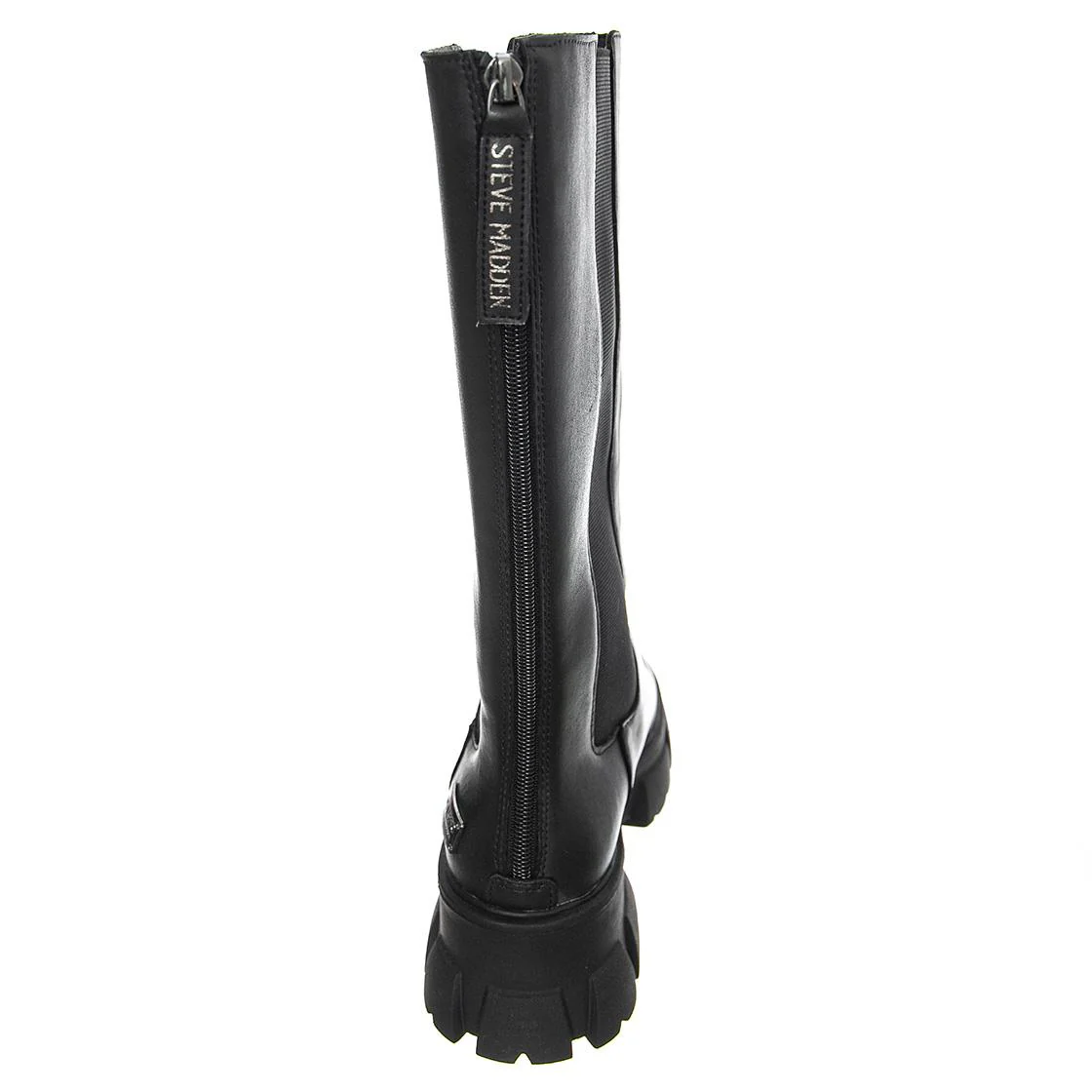 TRANSCEND BLACK LEATHER - Women's Black Boot STEVE MADDEN - Image 4